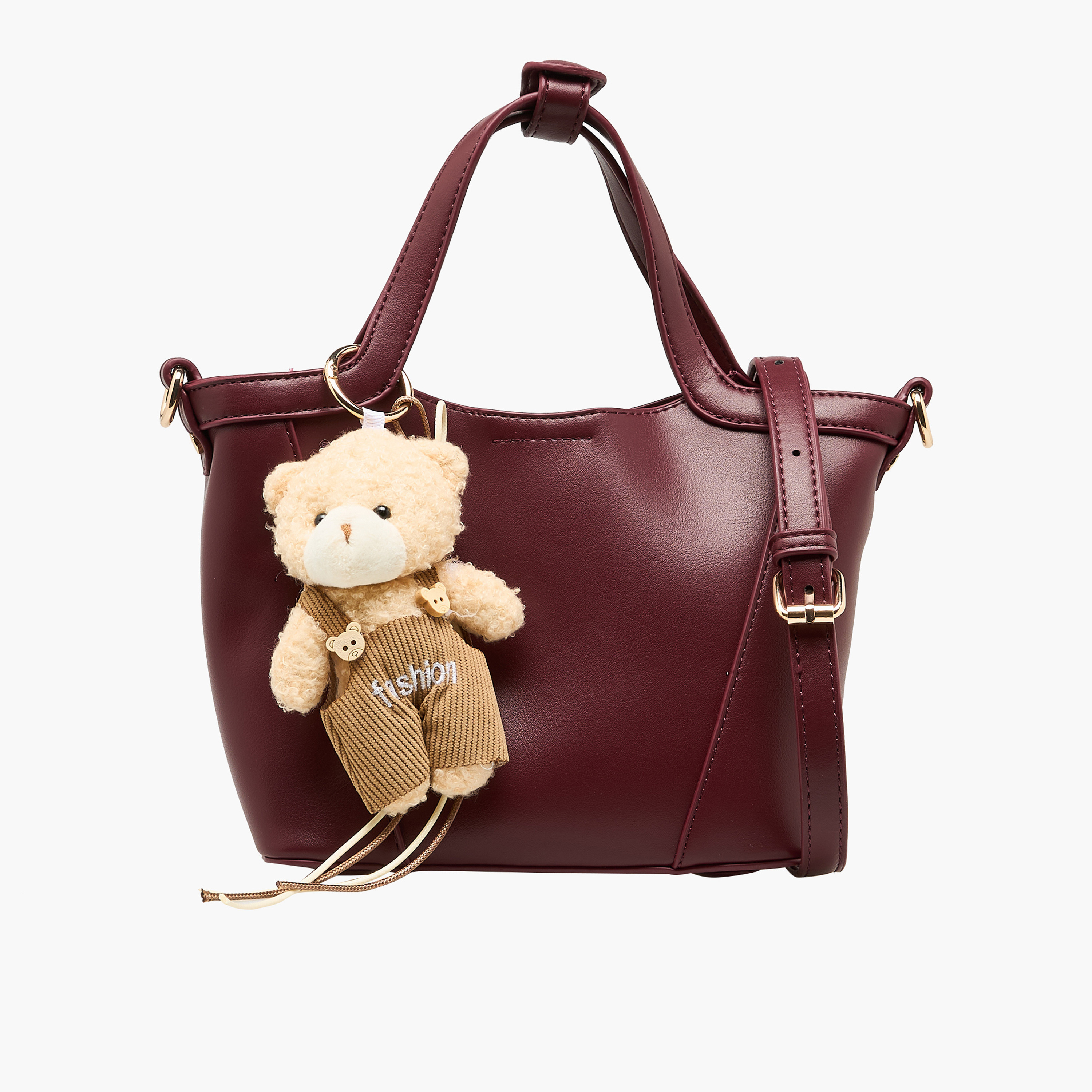 شنطة توتي بدلاية تيدي بير وحزام قابل للفصل من ساشا-women-bagsandwallets-handbags-image-1