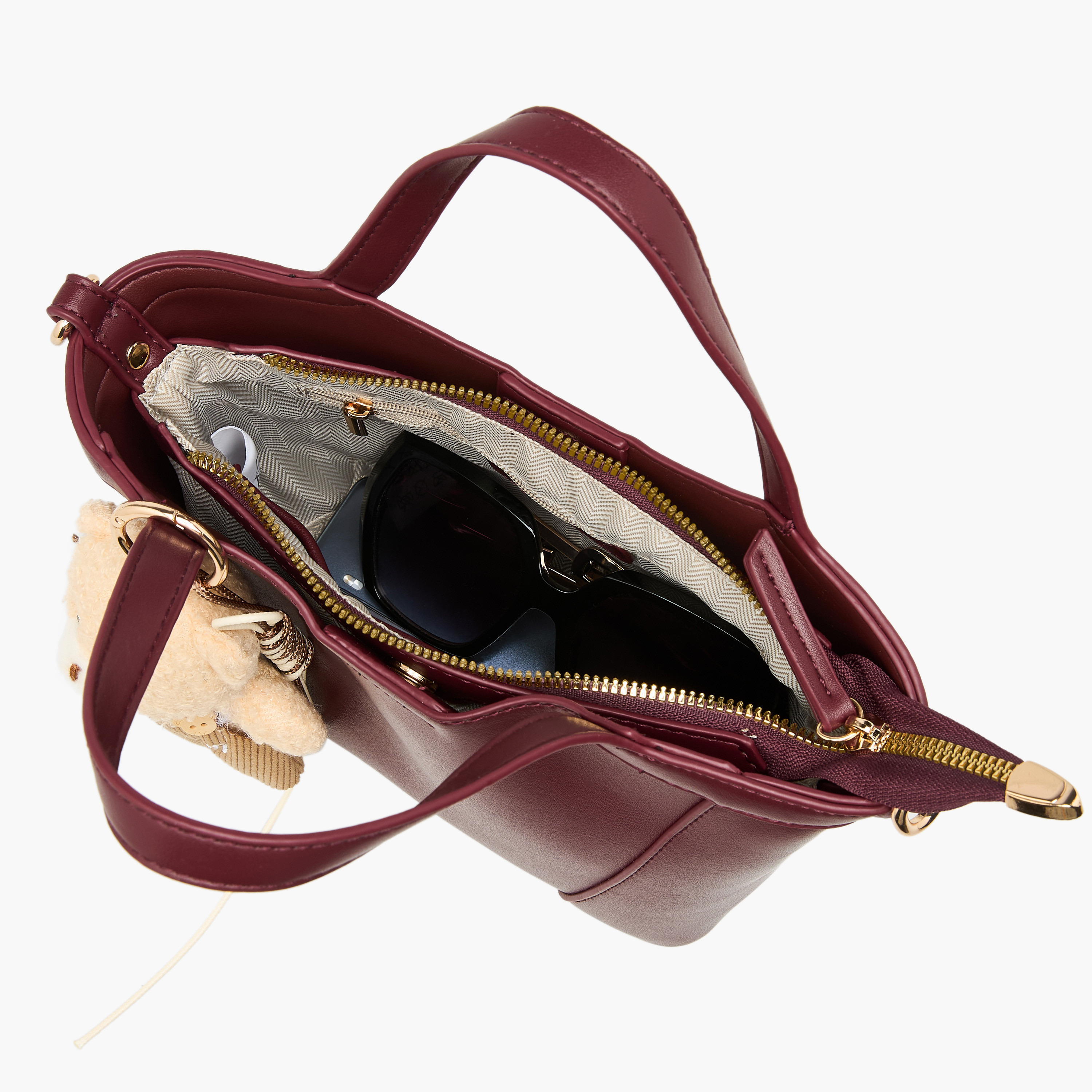 شنطة توتي بدلاية تيدي بير وحزام قابل للفصل من ساشا-women-bagsandwallets-handbags-image-8