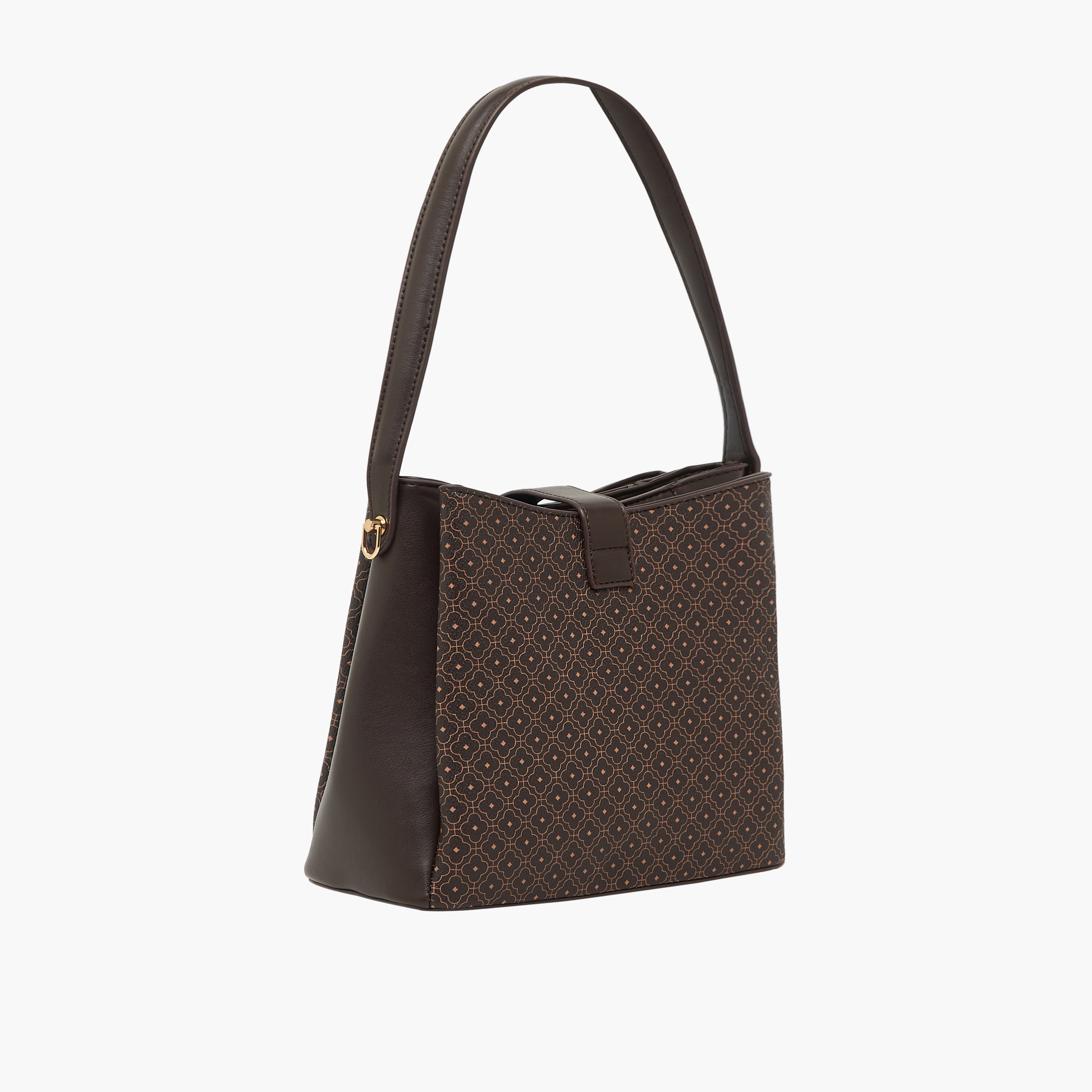 شنطة توت بطبعات وبحزام قابل للفصل من ساشا-women-bagsandwallets-handbags-image-4