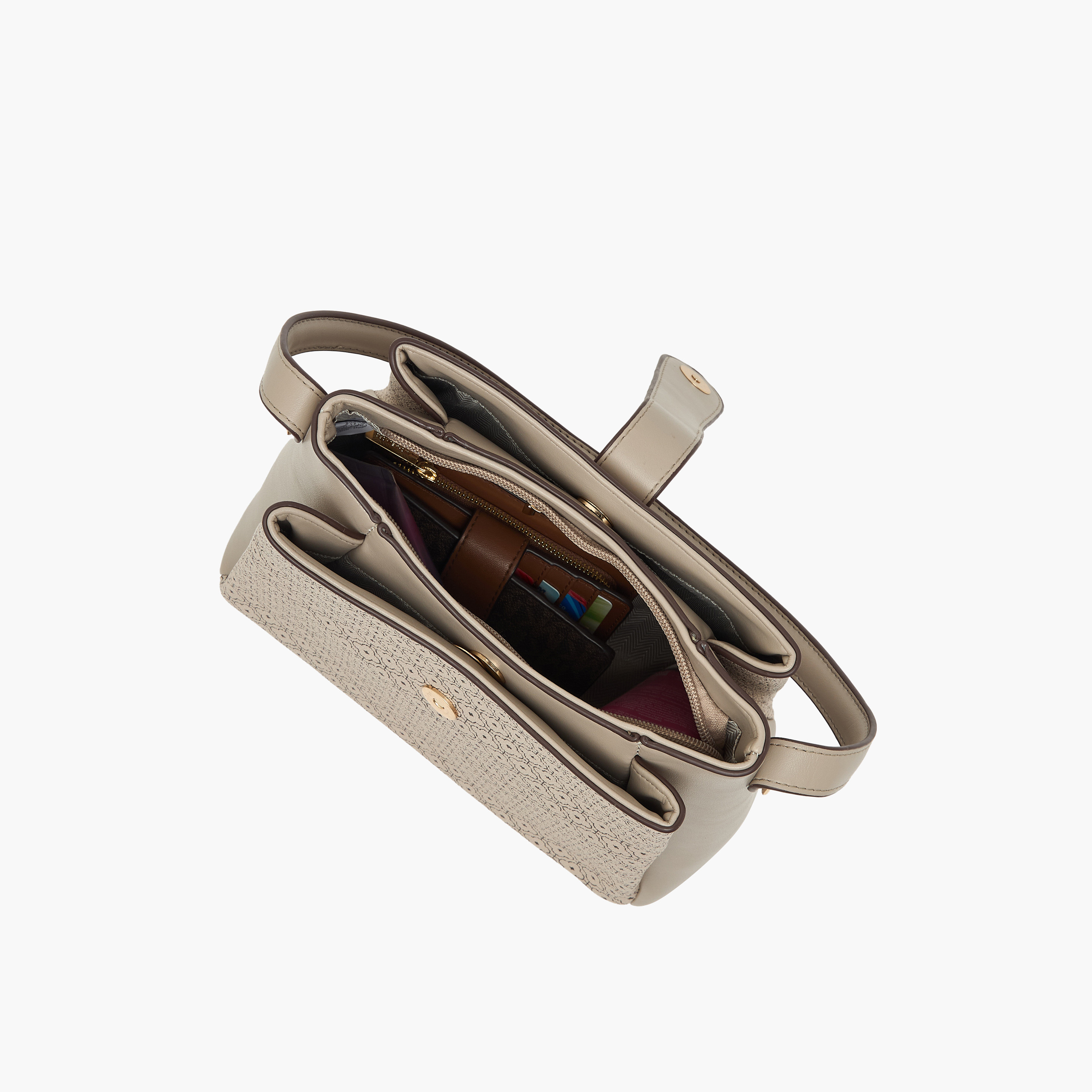 شنطة توت بطبعات وبحزام قابل للفصل من ساشا-women-bagsandwallets-handbags-image-7
