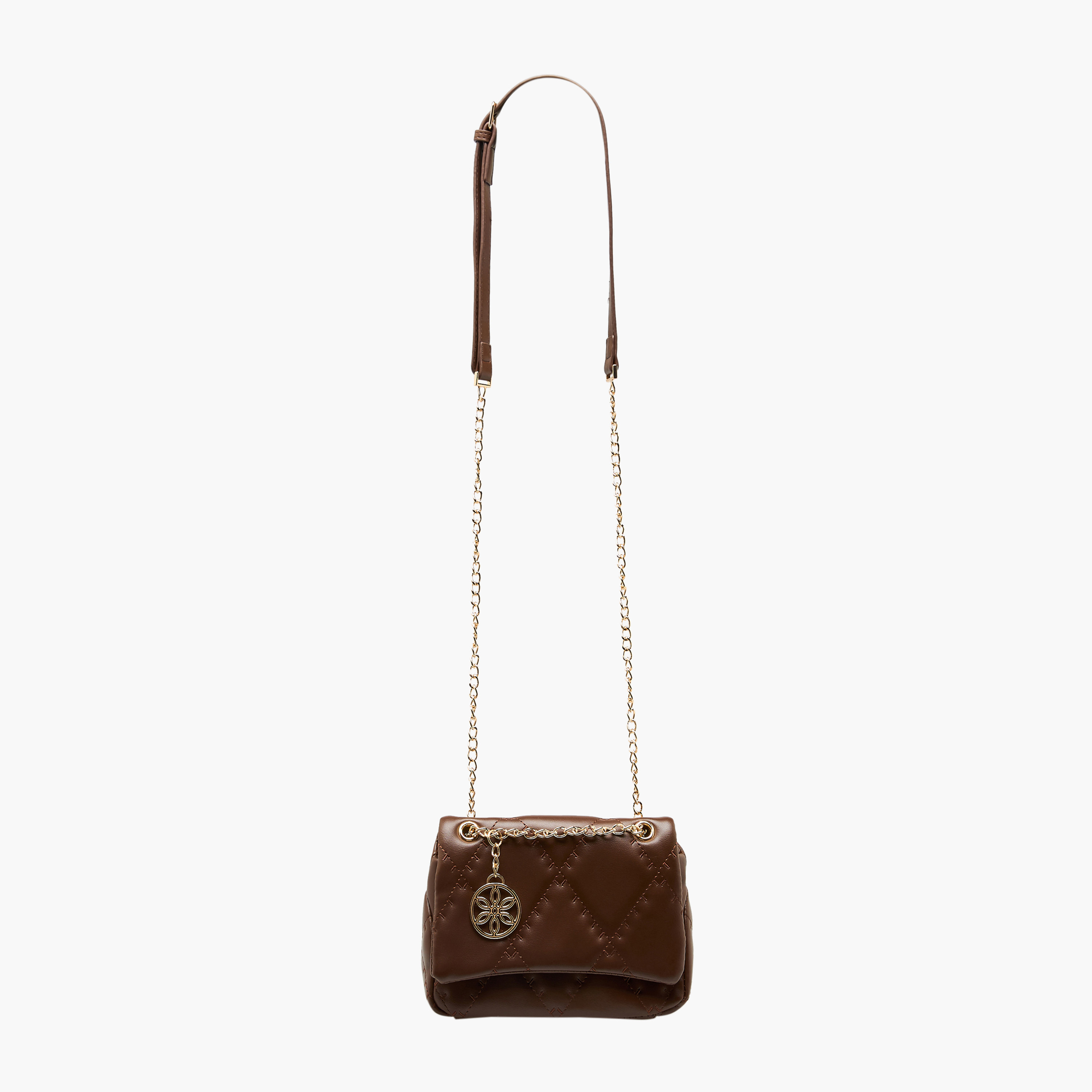 Sasha Quilted Crossbody Bag with Chain Strap-women-bagsandwallets-handbags-image-3