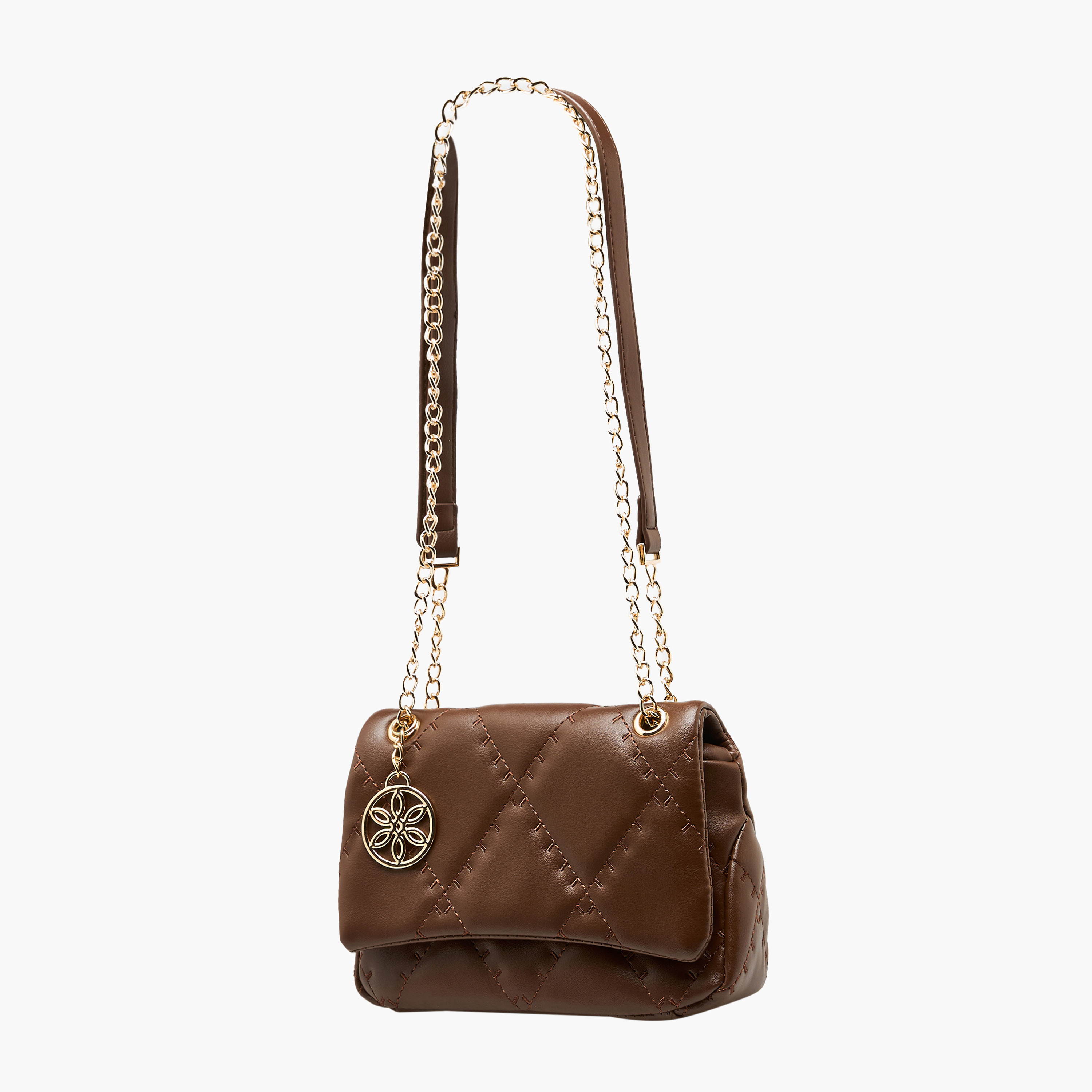 Sasha Quilted Crossbody Bag with Chain Strap-women-bagsandwallets-handbags-image-4