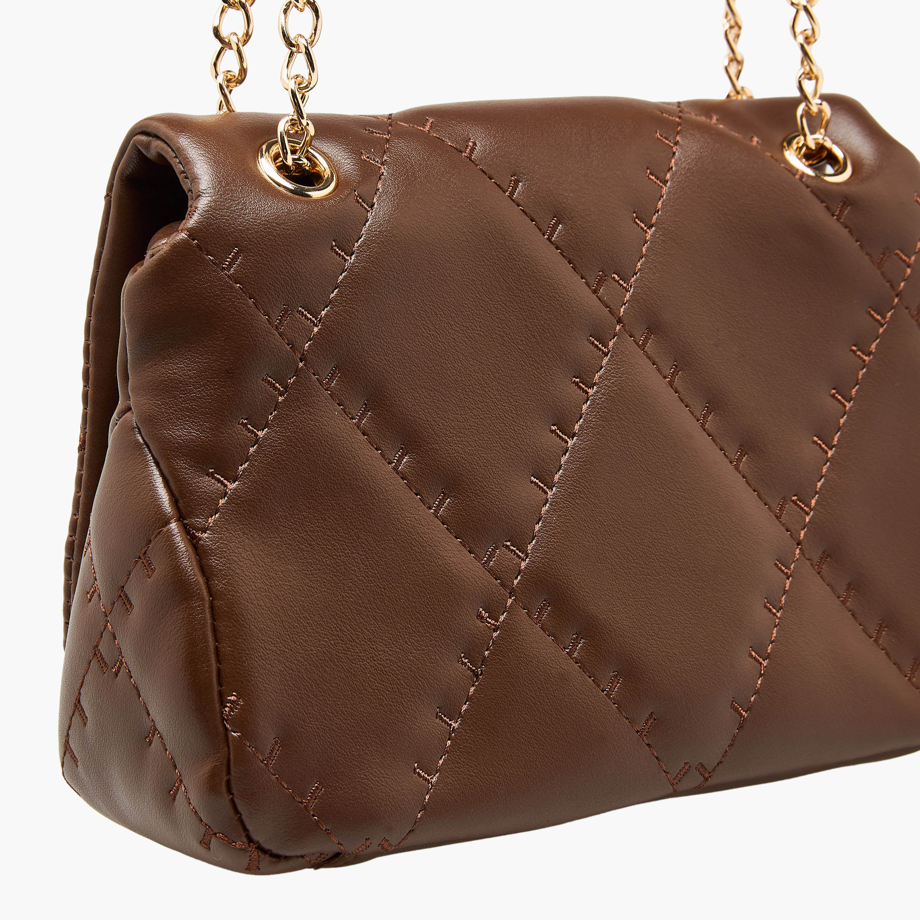 Sasha Quilted Crossbody Bag with Chain Strap-women-bagsandwallets-handbags-image-7