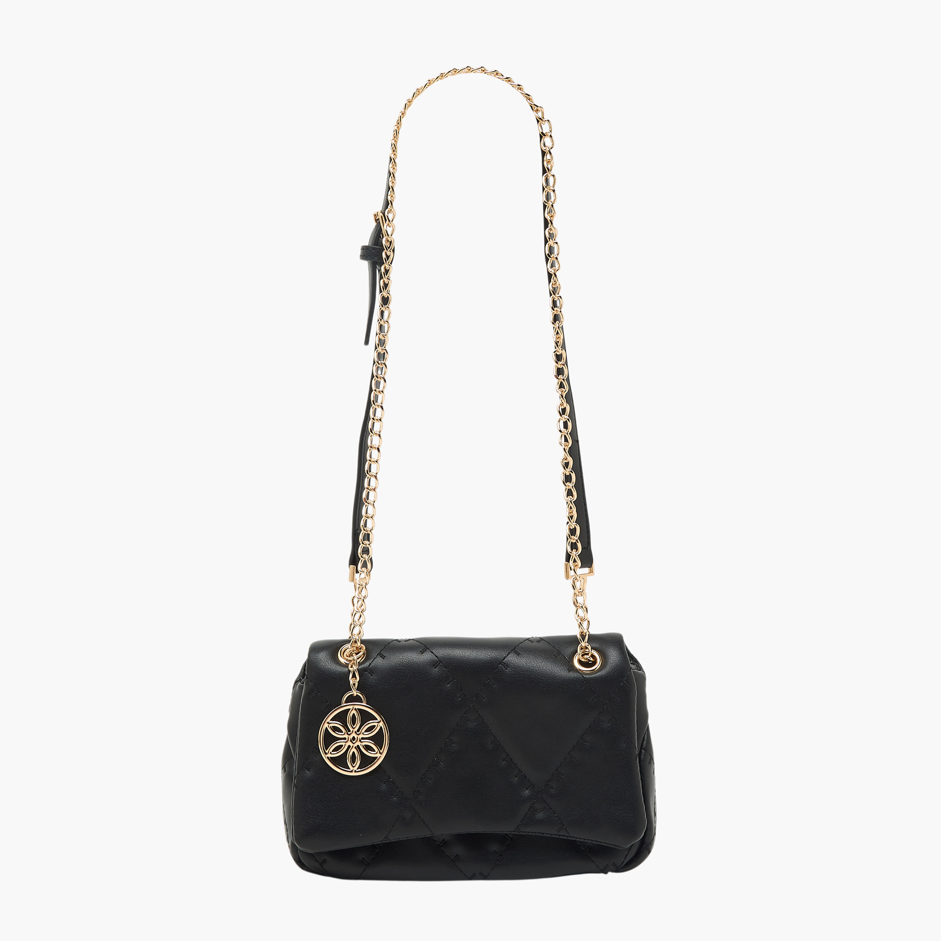 شنطة كروس بودي مبطنة بحزام سلسلة من ساشا-women-bagsandwallets-handbags-image-1