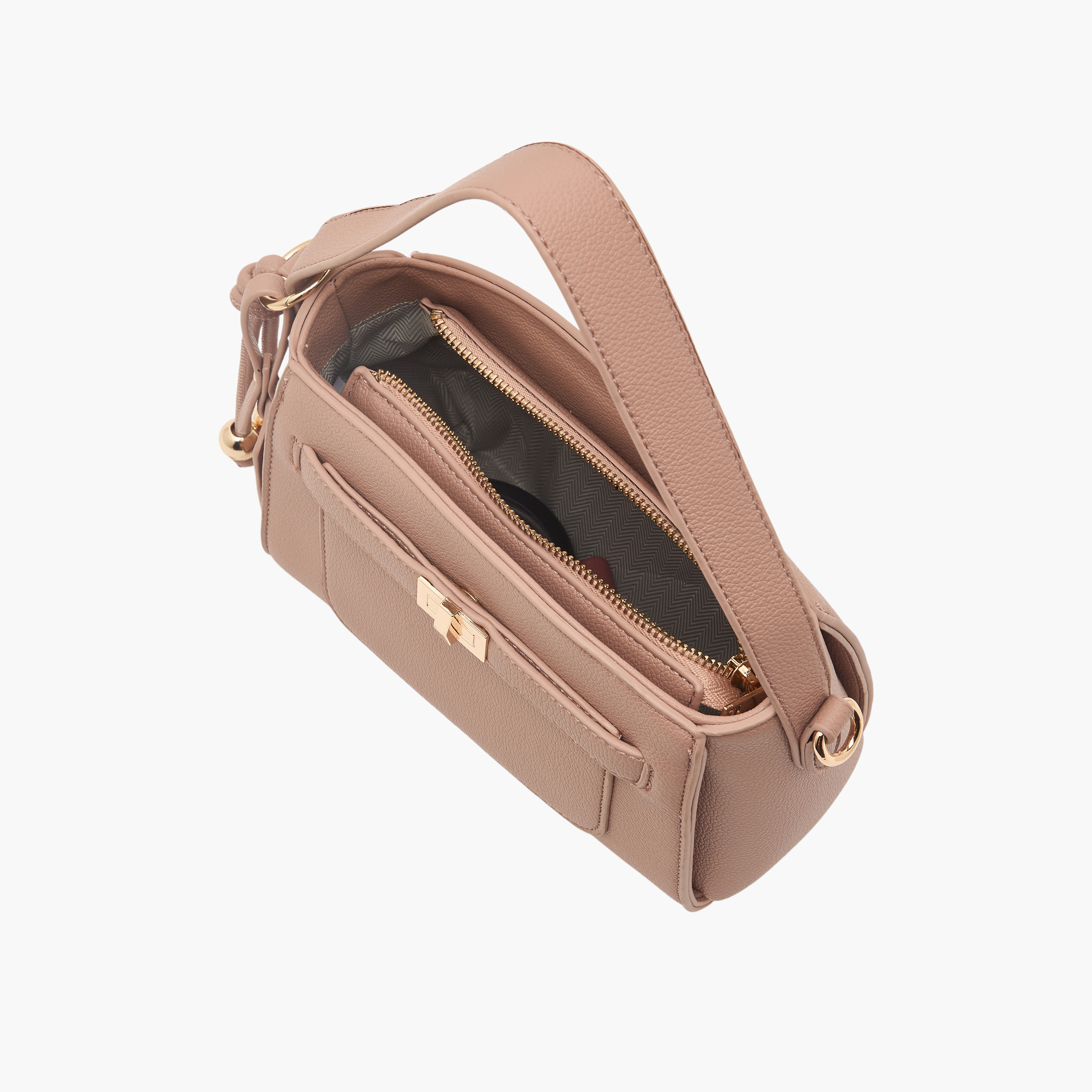 شنطة كروس بودي بارزة الملمس بسحاب إغلاق من ساشا-women-bagsandwallets-handbags-image-7