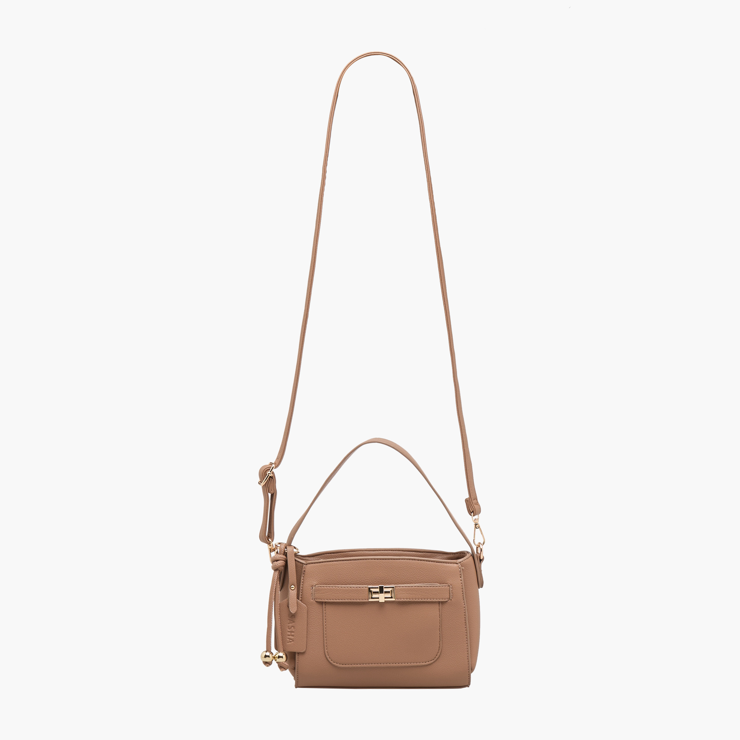 شنطة كروس بودي بارزة الملمس بسحاب إغلاق من ساشا-women-bagsandwallets-handbags-image-2