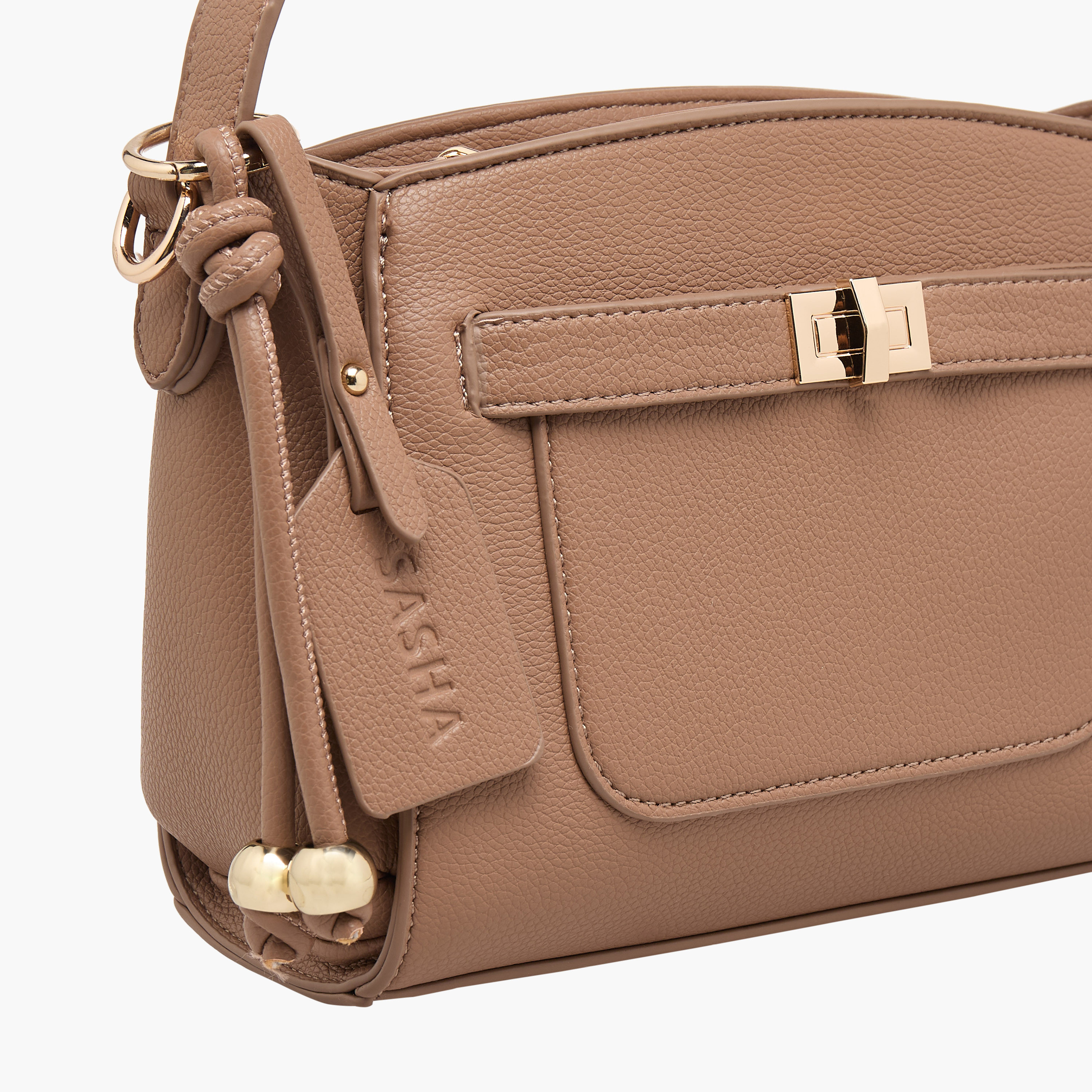 شنطة كروس بودي بارزة الملمس بسحاب إغلاق من ساشا-women-bagsandwallets-handbags-image-4