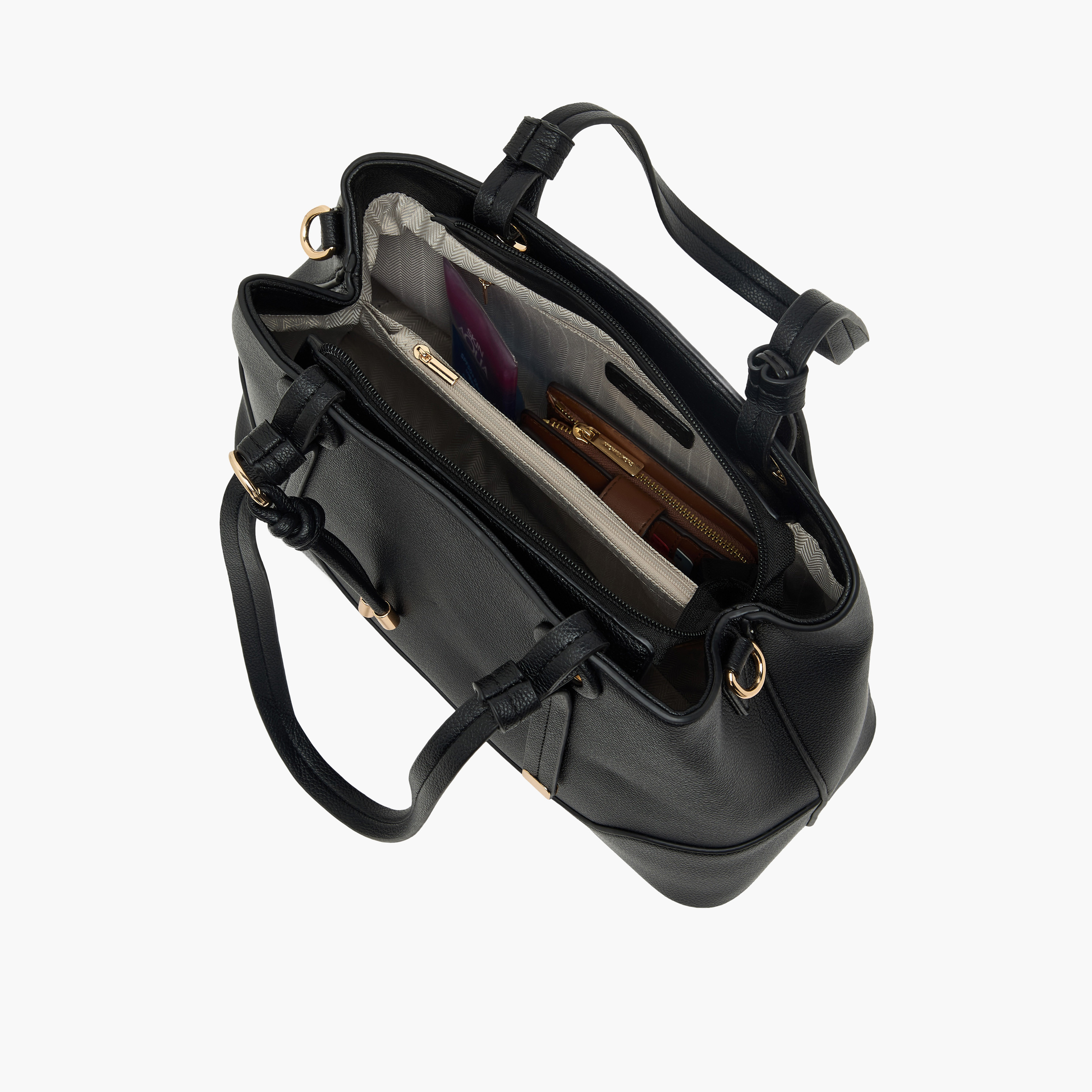 شنطة توتي بارزة الملمس بحزام قابل للفصل من ساشا-women-bagsandwallets-handbags-image-8