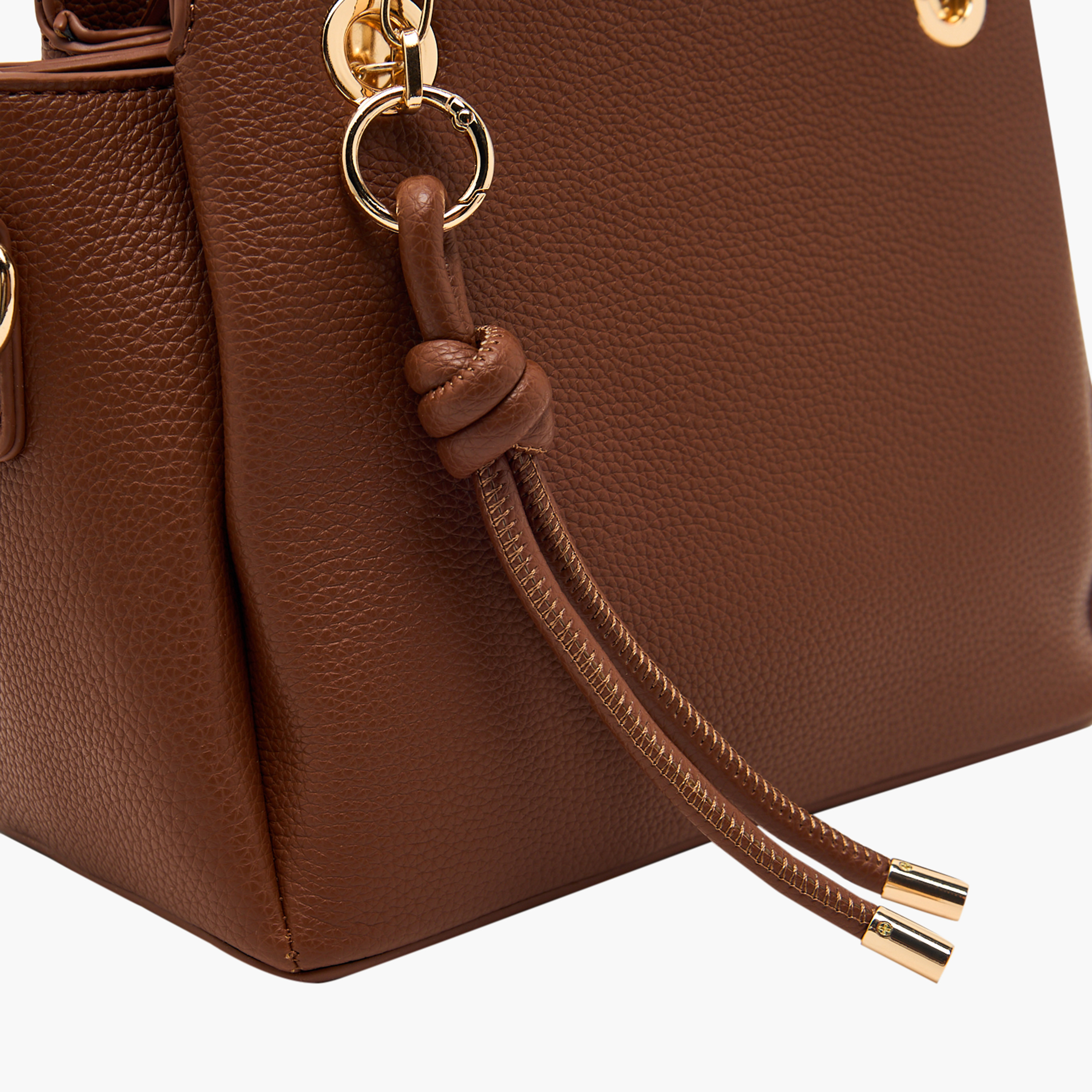 شنطة توتي بارزة الملمس بحزام قابل للفصل من ساشا-women-bagsandwallets-handbags-image-3