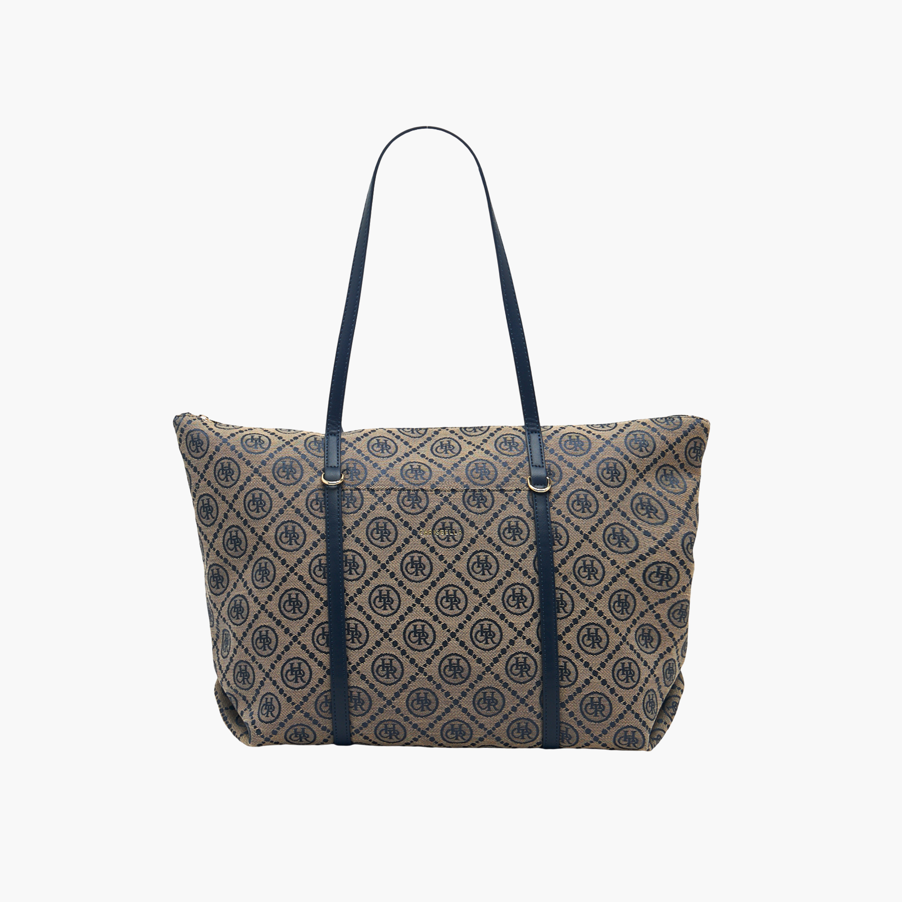 شنطة توت بسحاب إغلاق وطبعات مونوجرام من كريسبيلا-women-bagsandwallets-handbags-image-7