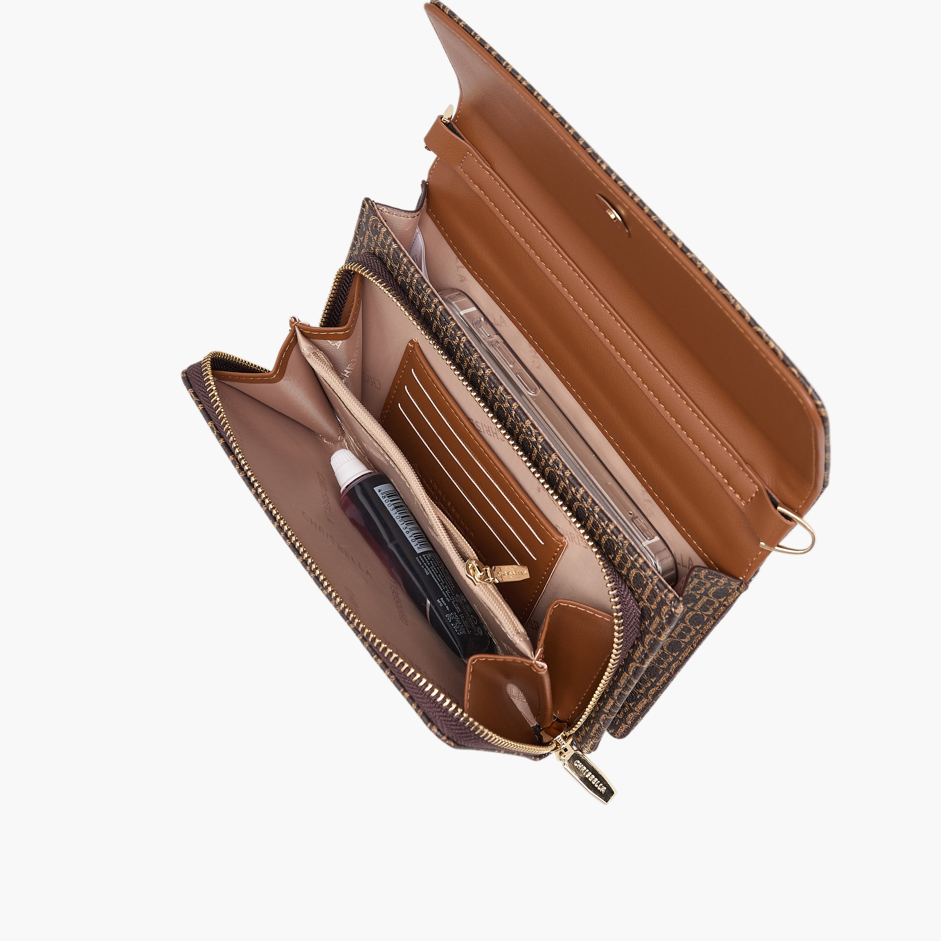 شنطة كروس بودي بطبعات مونوجرام وبحزام قابل للفصل من كريسبيلا-women-bagsandwallets-handbags-image-8