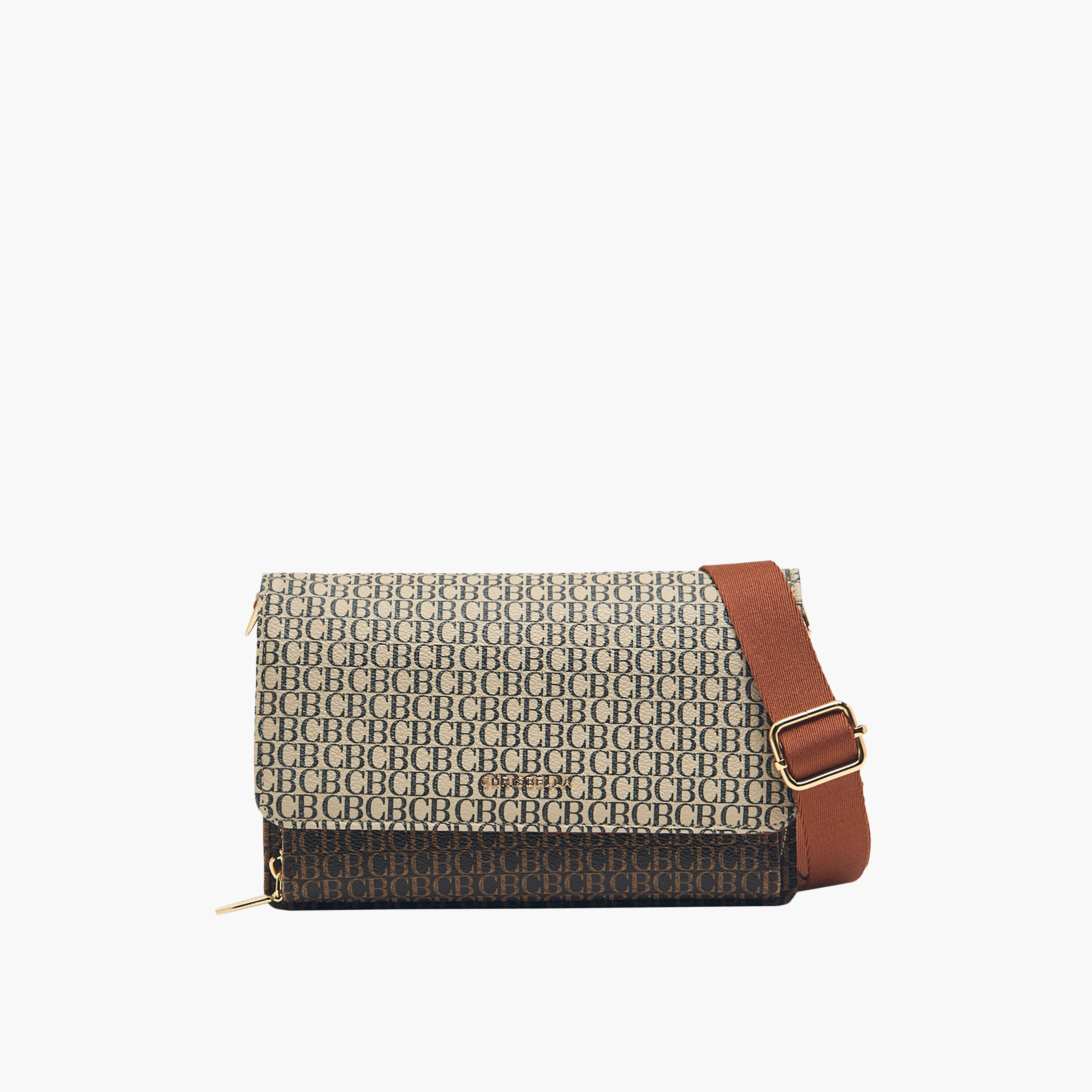 شنطة كروس بودي بطبعات مونوجرام وبحزام قابل للفصل من كريسبيلا-women-bagsandwallets-handbags-image-1