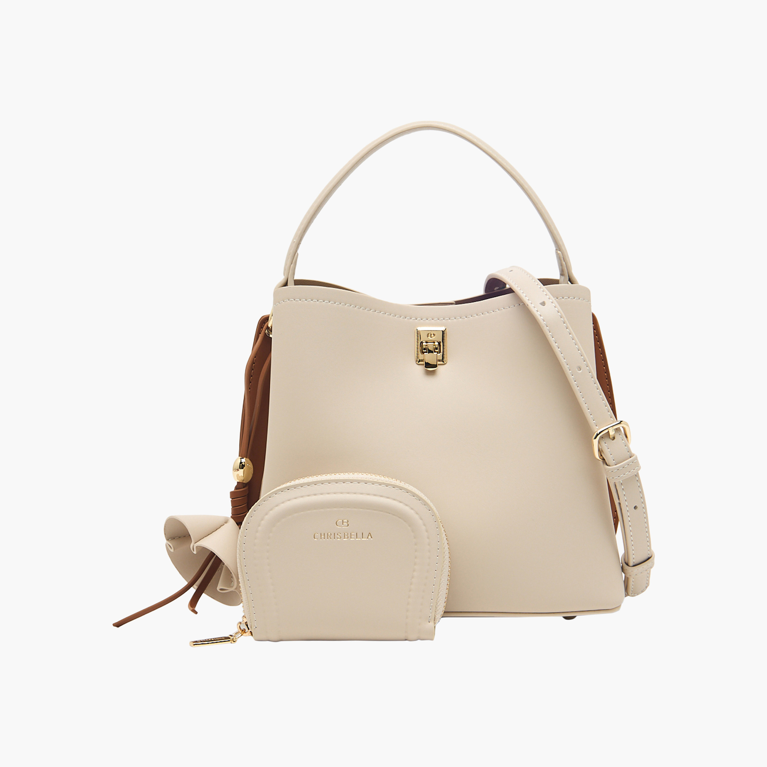 Chrisbella Solid Tote Bag with Wallet-women-bagsandwallets-handbags-image-1