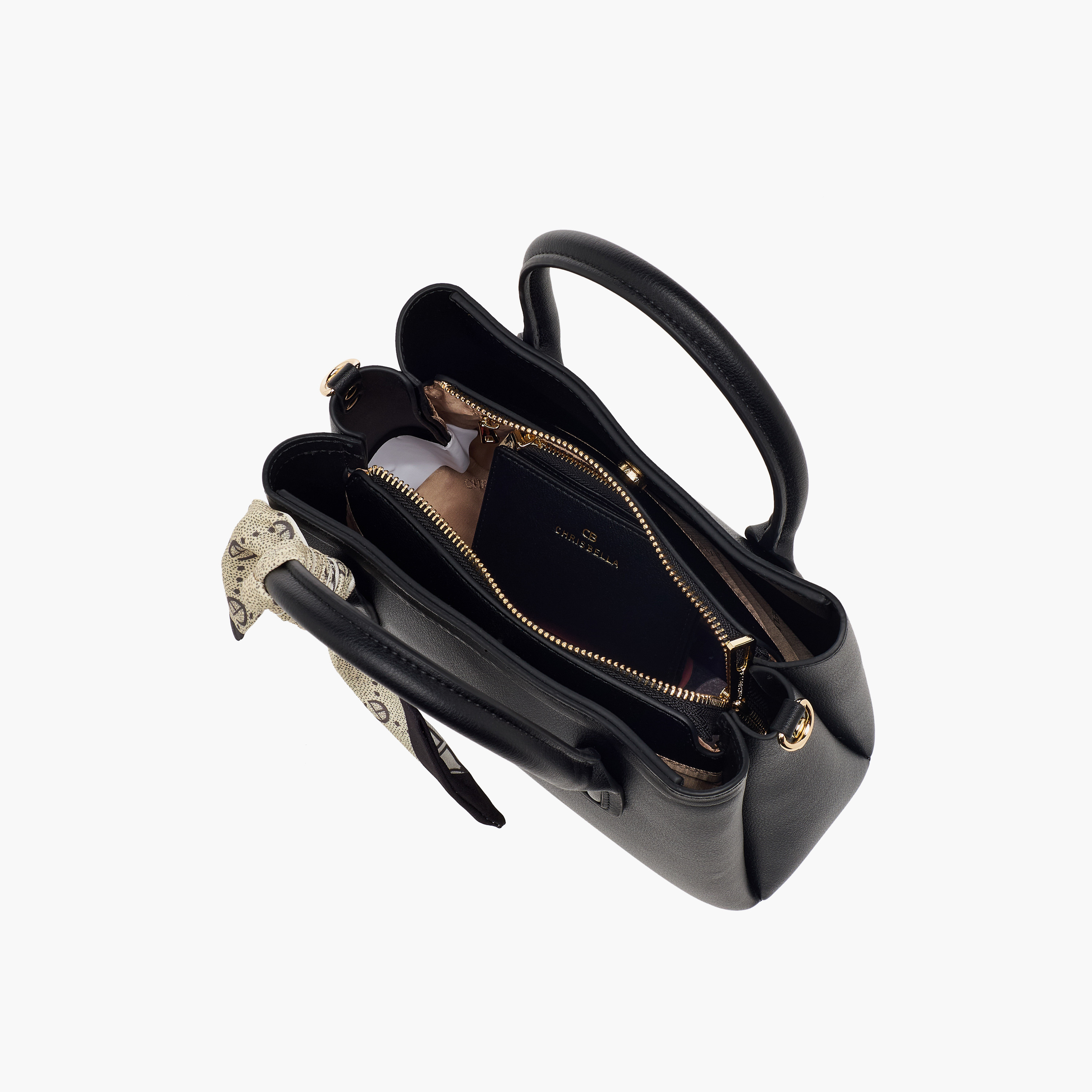 شنطة توت مزينة بوشاح مع محفظة من كريسبيلا-women-bagsandwallets-handbags-image-10