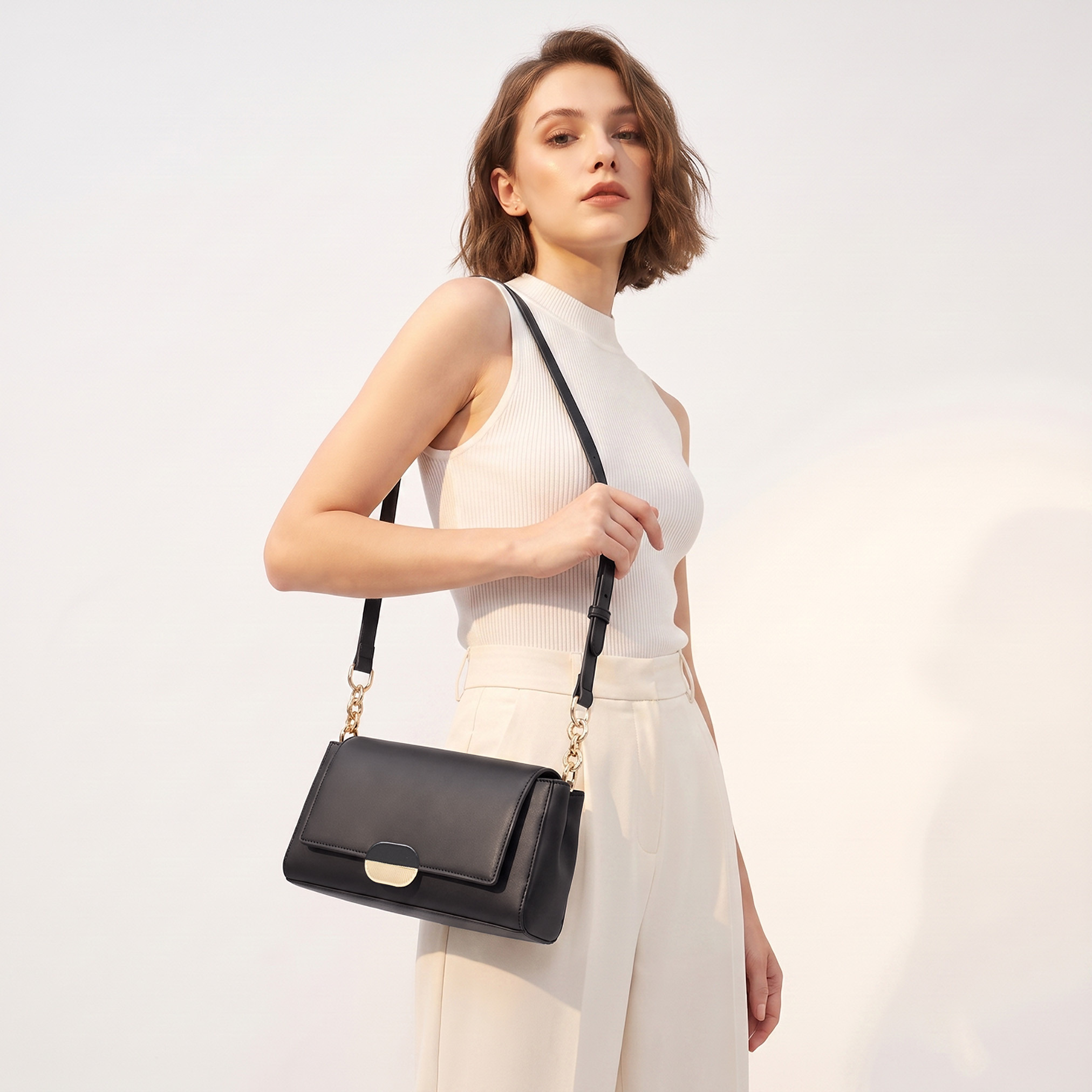 شنطة كروس بودي سادة مع محفظة من كريسبيلا-women-bagsandwallets-handbags-image-2