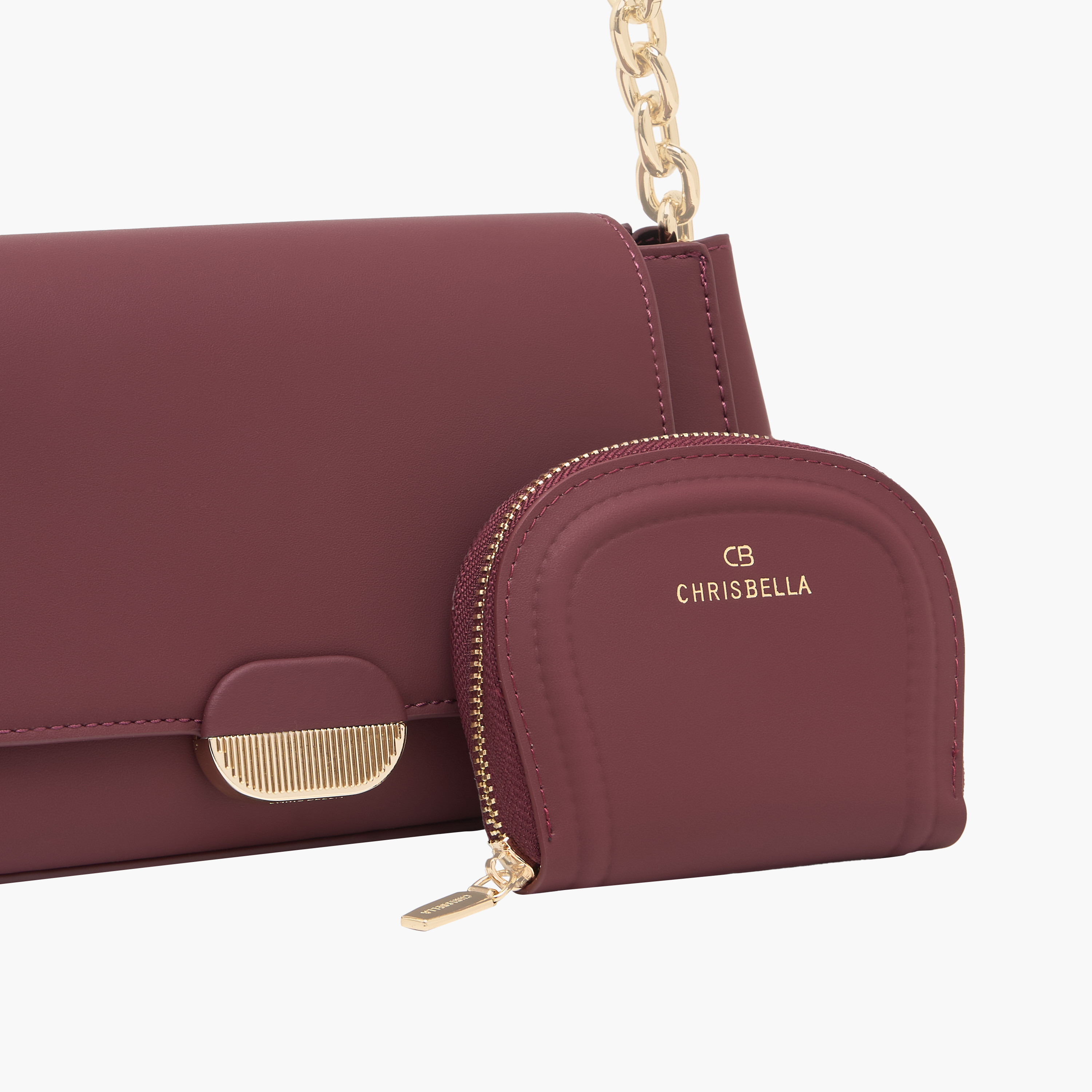 Chrisbella Solid Crossbody Bag with Pouch-women-bagsandwallets-handbags-image-5