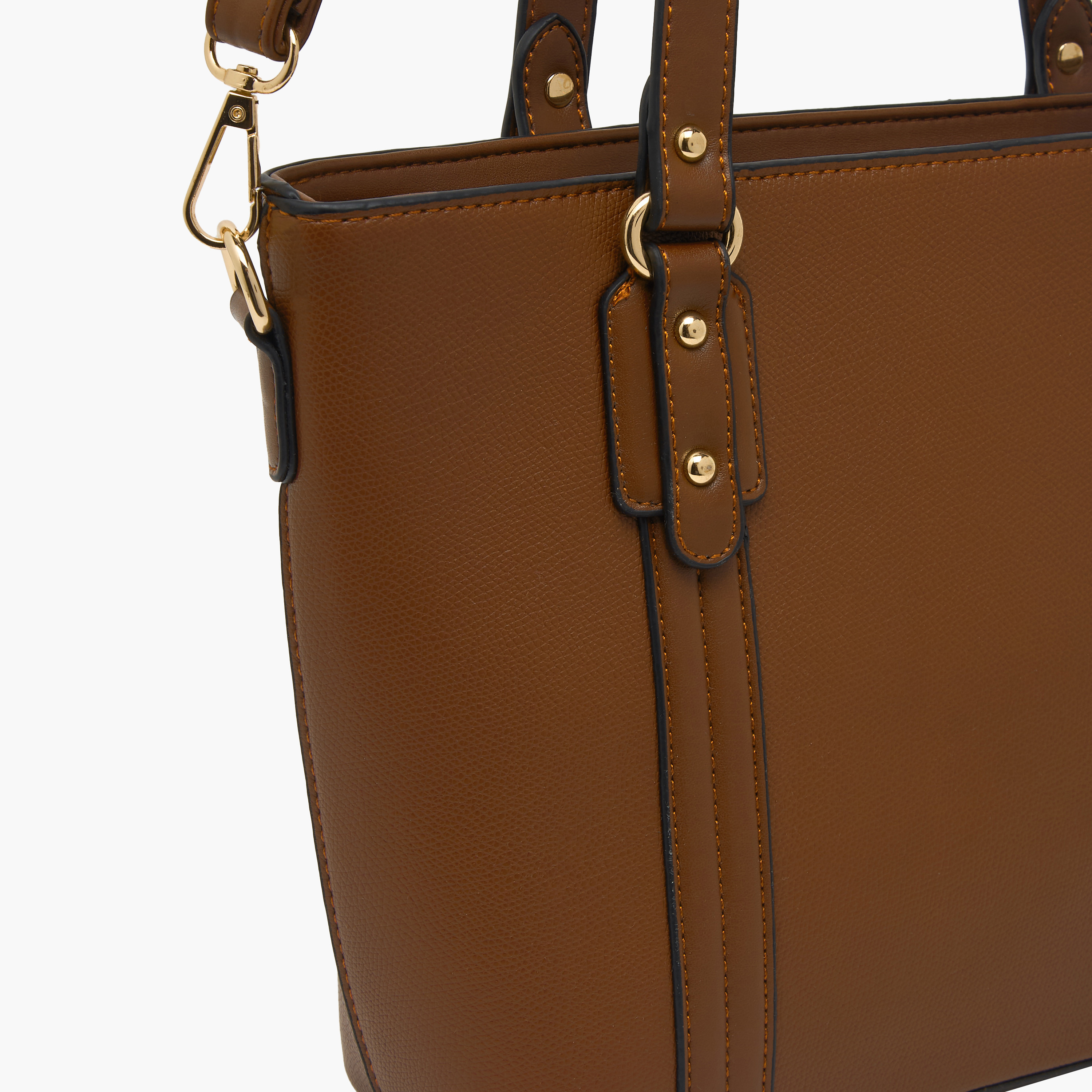 Sasha Textured Tote Bag with Detachable Strap-women-bagsandwallets-handbags-image-4