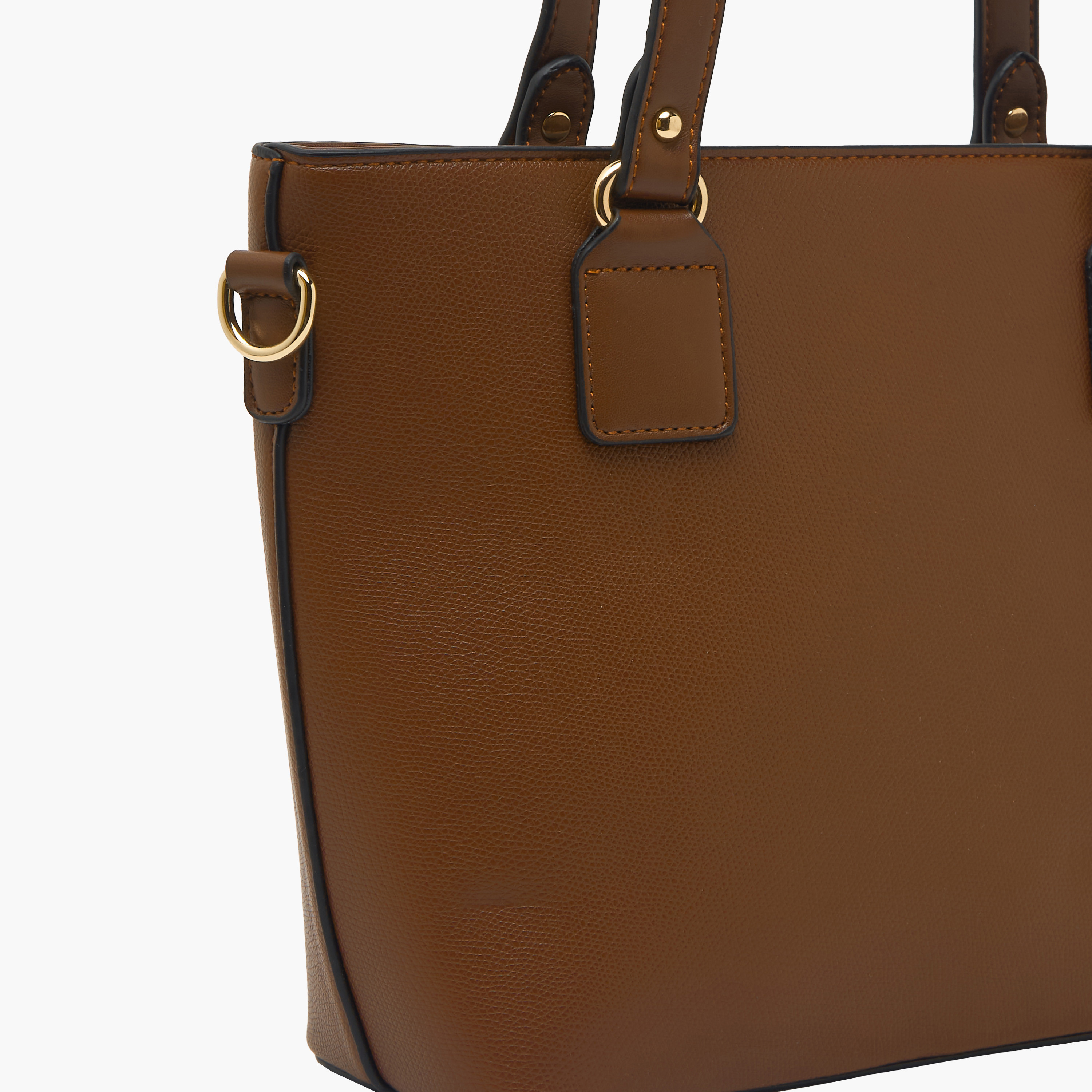 Sasha Textured Tote Bag with Detachable Strap-women-bagsandwallets-handbags-image-5