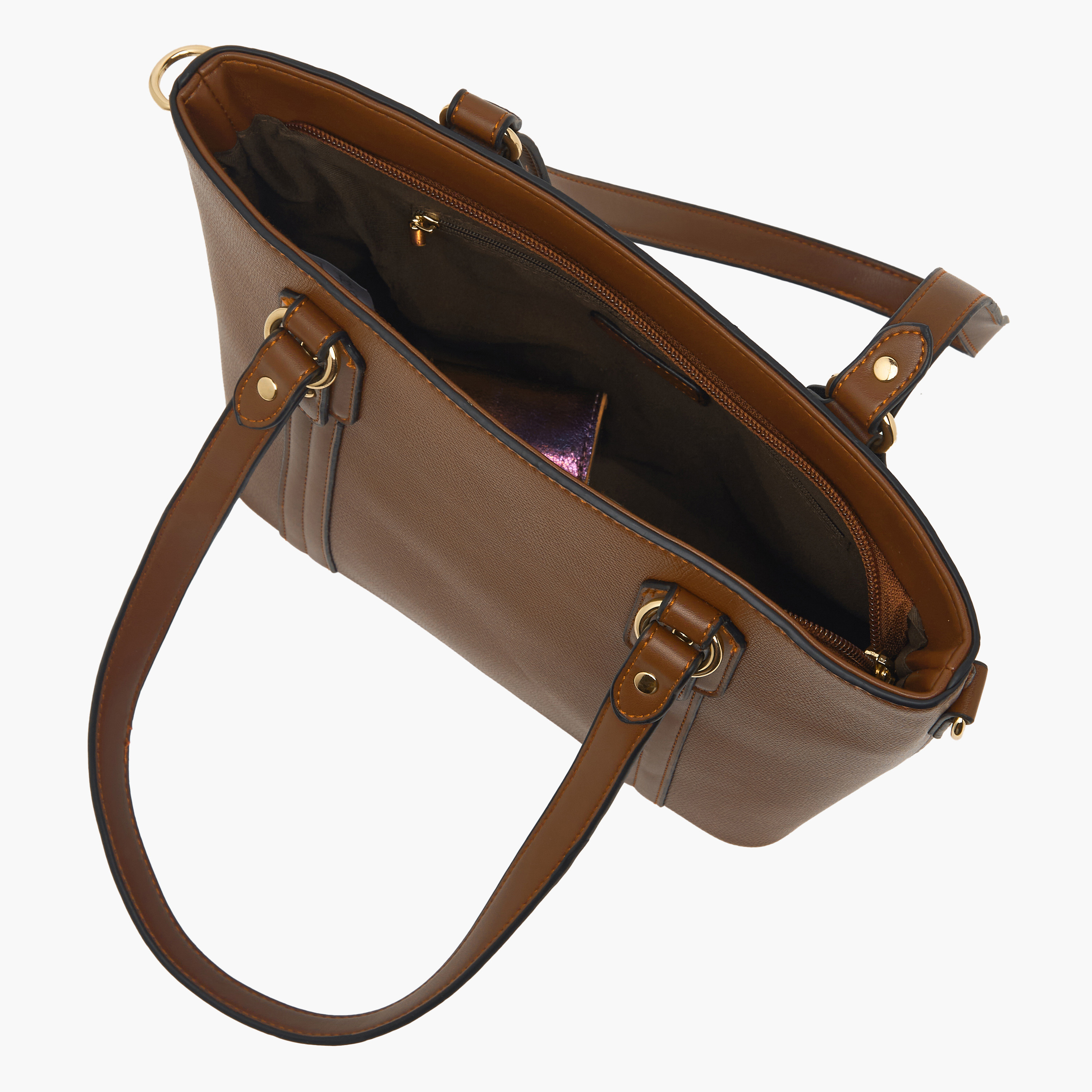 Sasha Textured Tote Bag with Detachable Strap-women-bagsandwallets-handbags-image-7