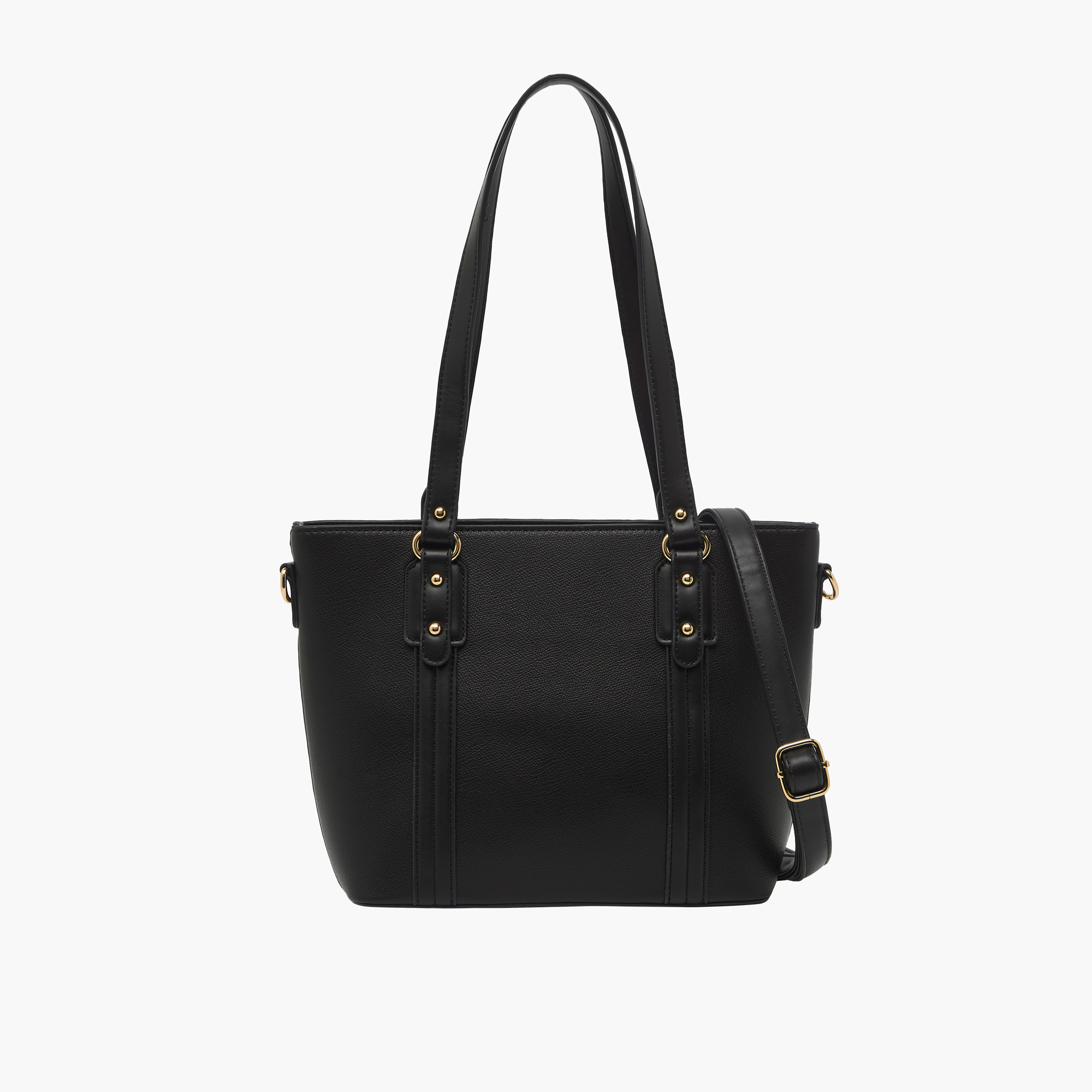 Sasha Textured Tote Bag with Detachable Strap-women-bagsandwallets-handbags-image-1