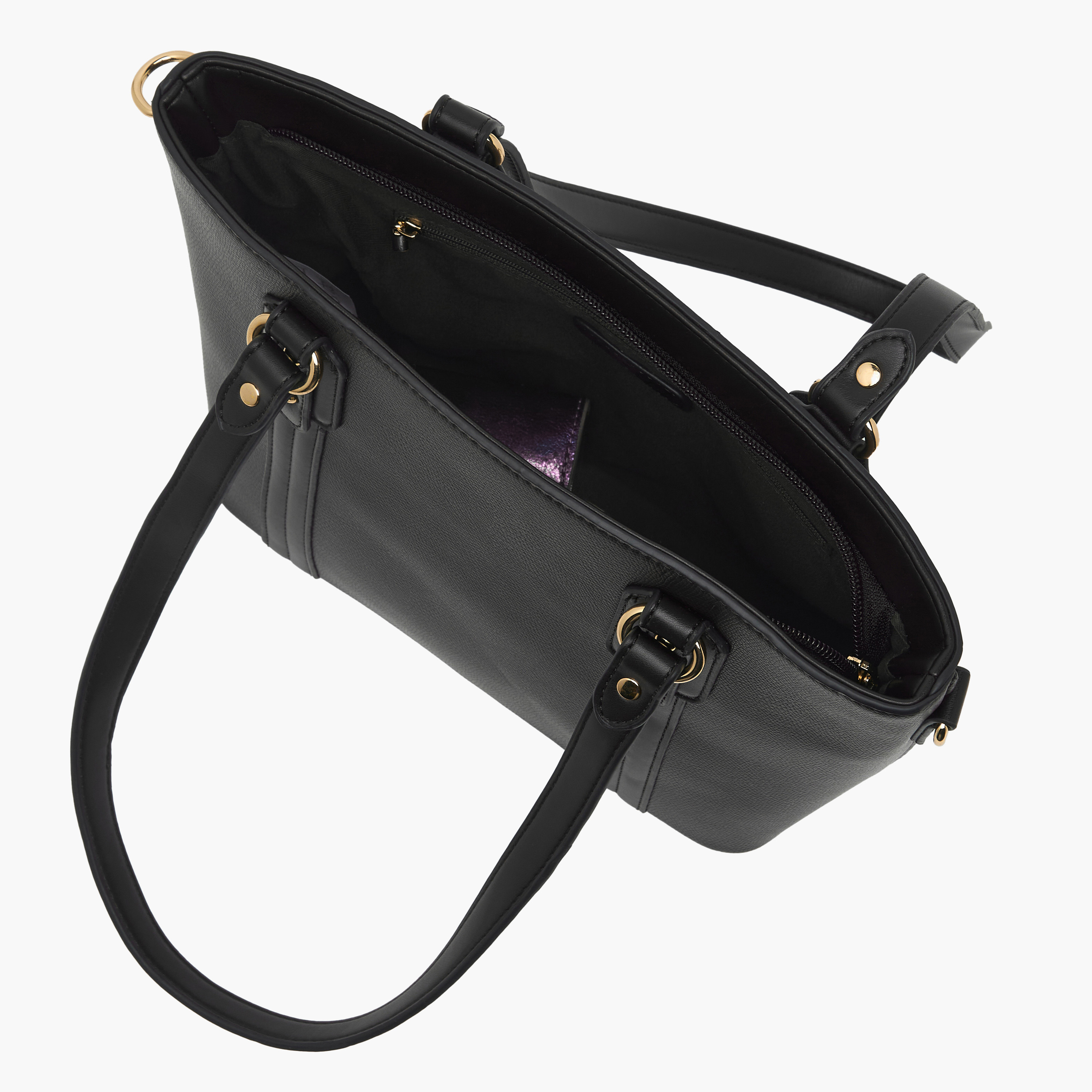 Sasha Textured Tote Bag with Detachable Strap-women-bagsandwallets-handbags-image-7
