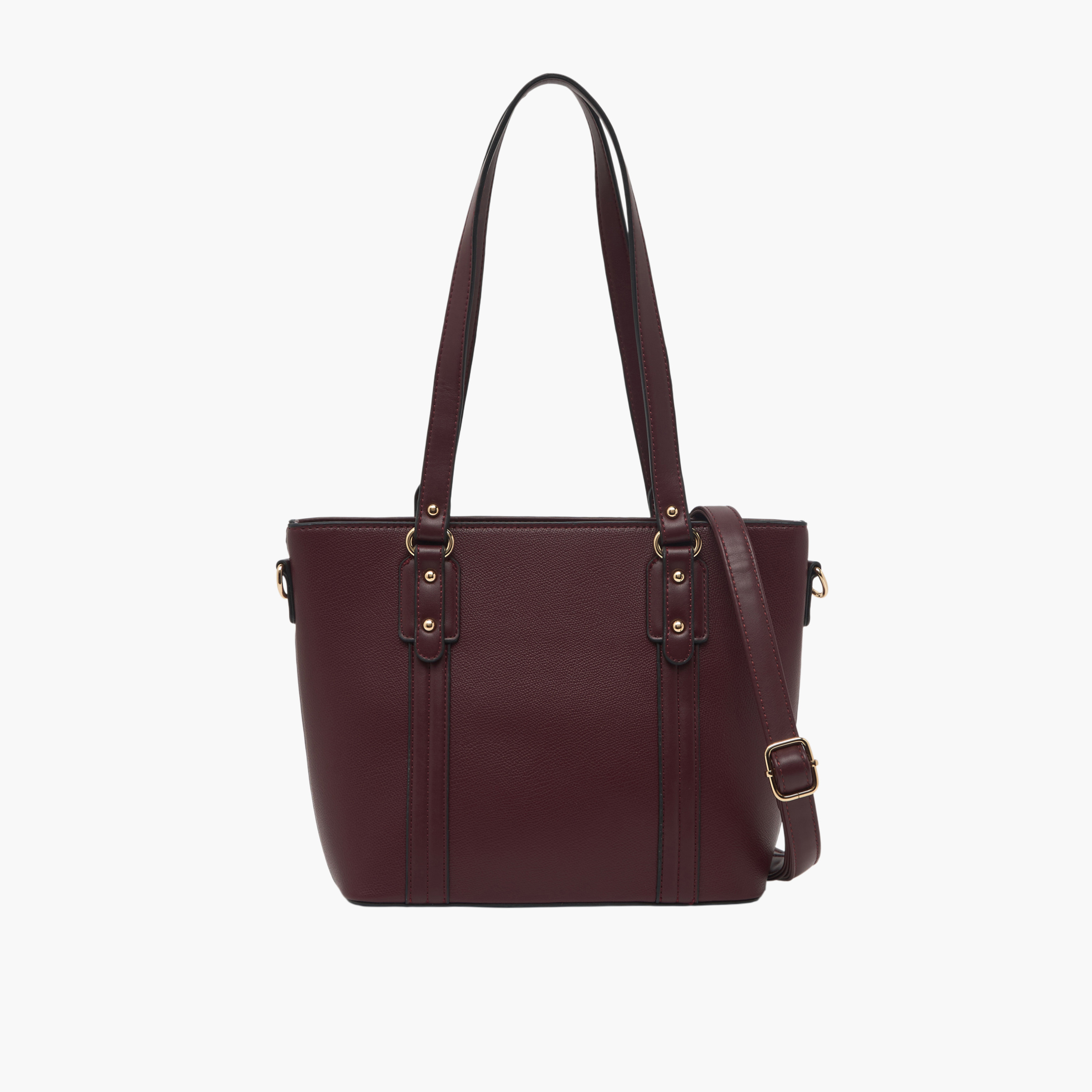 Sasha Textured Tote Bag with Detachable Strap-women-bagsandwallets-handbags-image-1