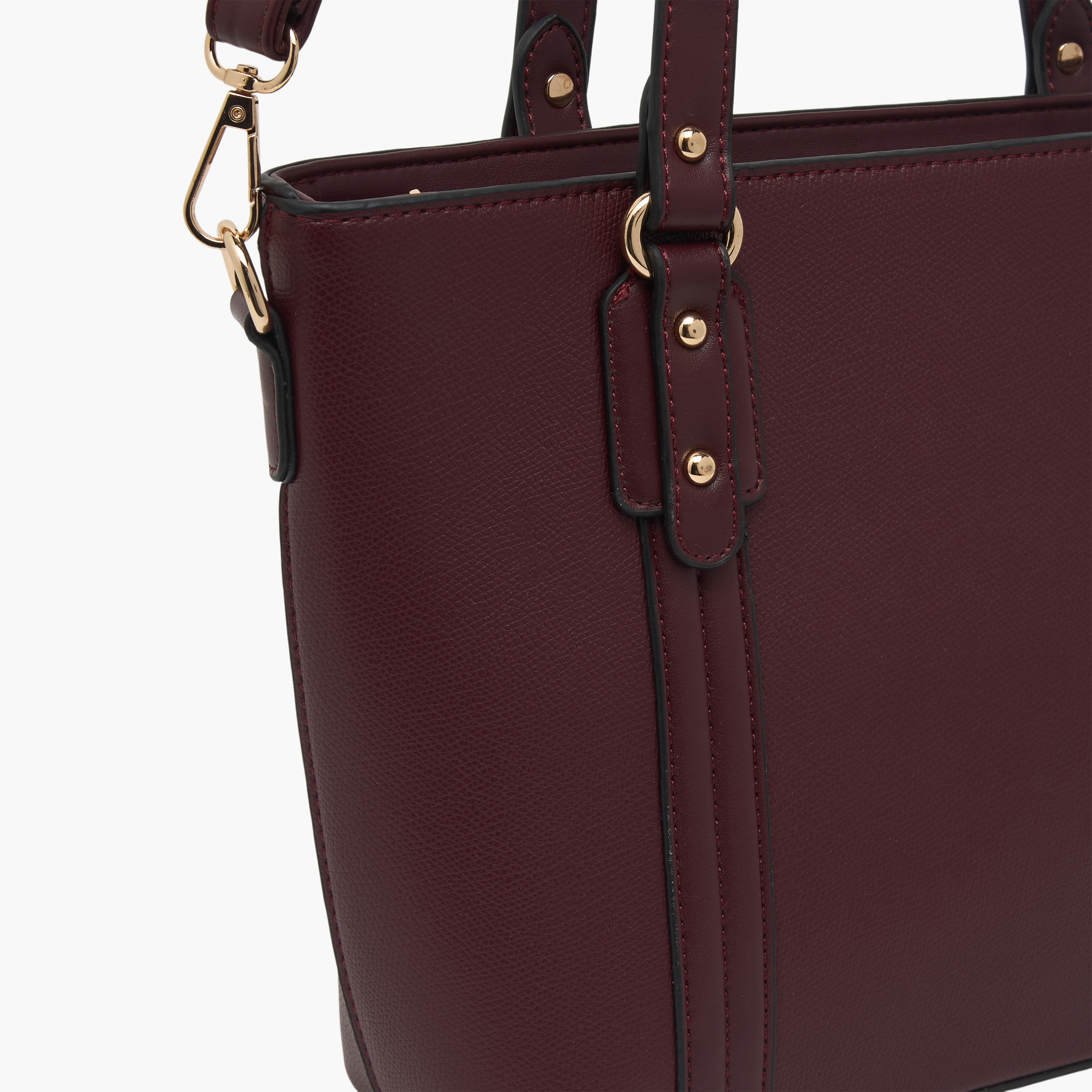 Sasha Textured Tote Bag with Detachable Strap-women-bagsandwallets-handbags-image-4