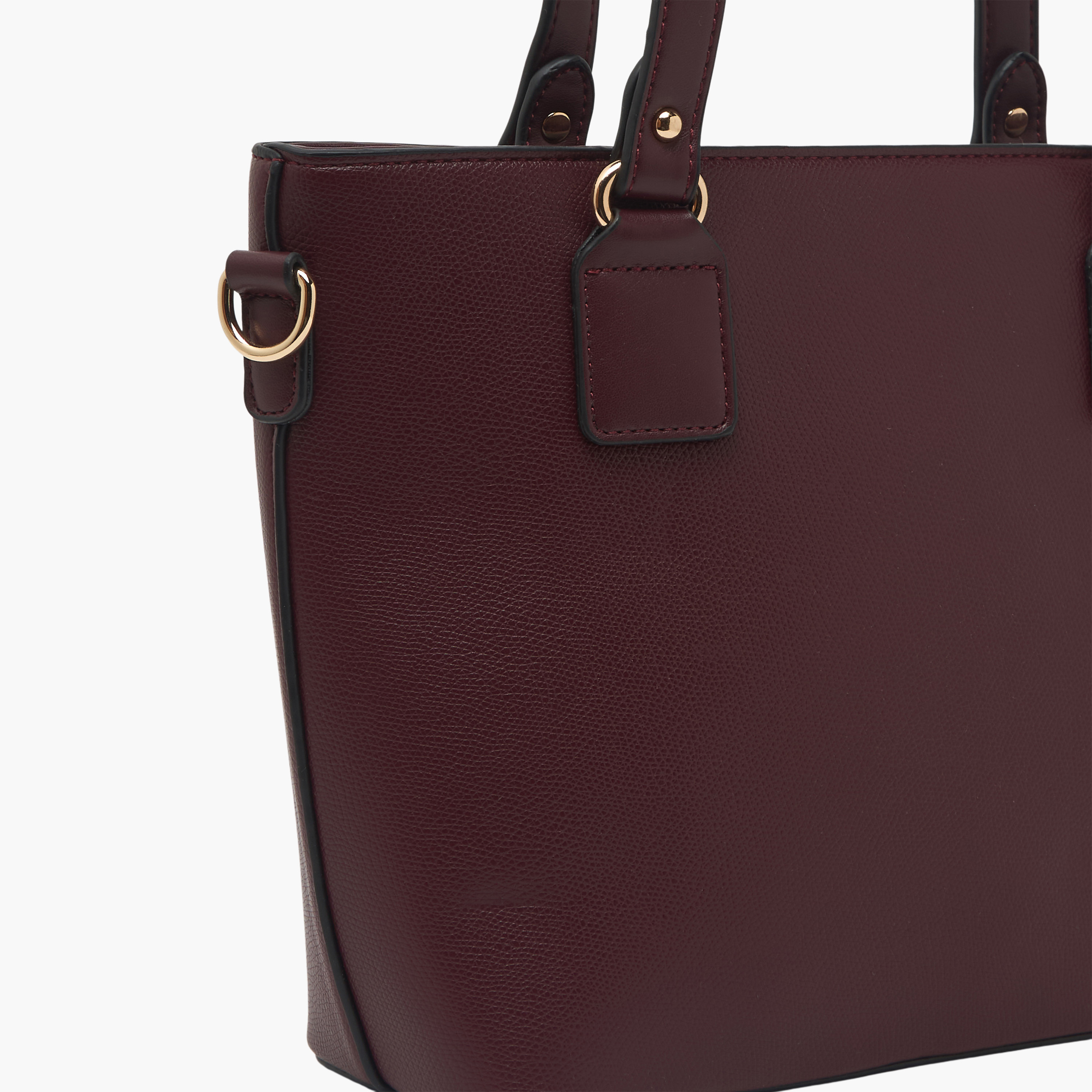Sasha Textured Tote Bag with Detachable Strap-women-bagsandwallets-handbags-image-5