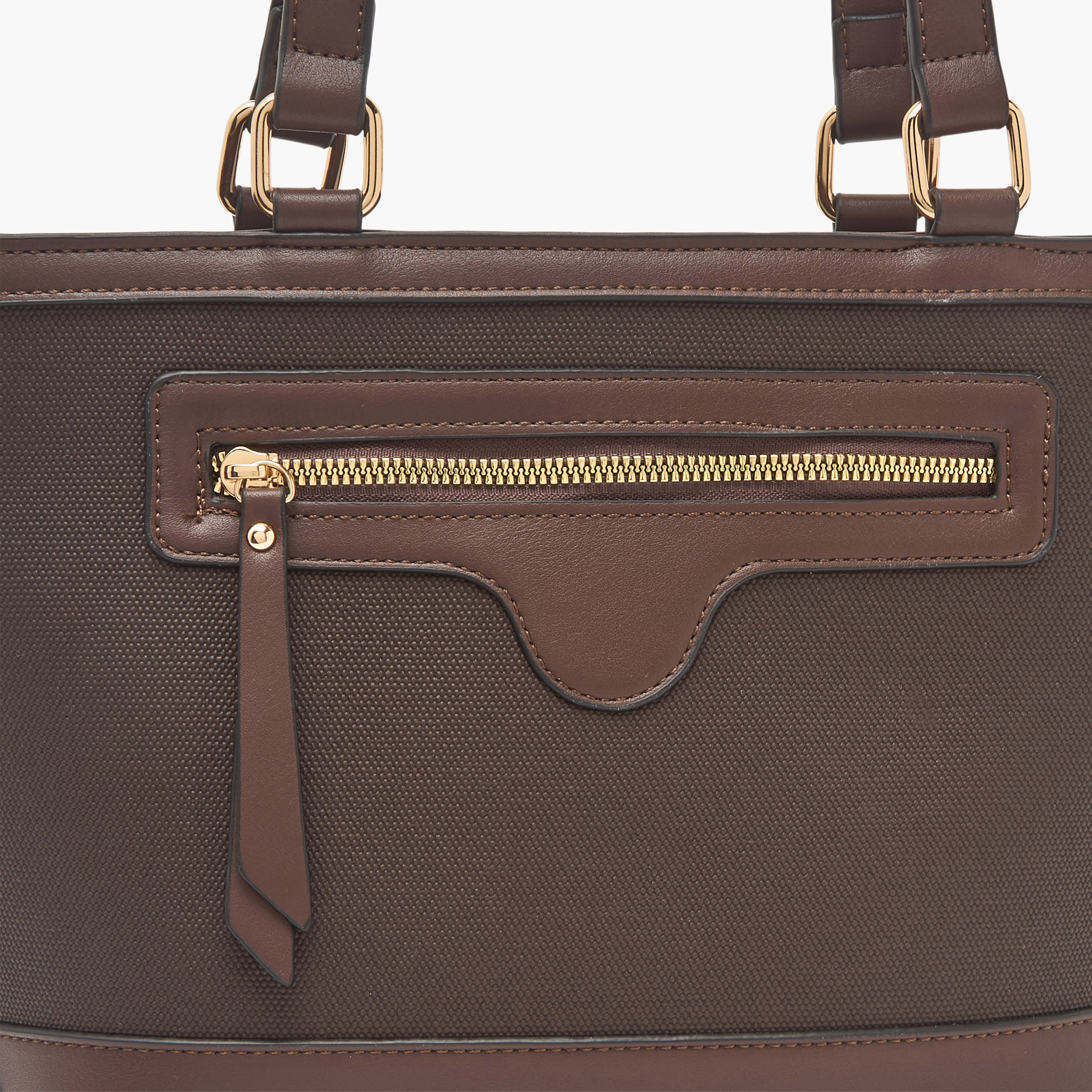Sasha Textured Tote Bag with Detachable Strap-women-bagsandwallets-handbags-image-4
