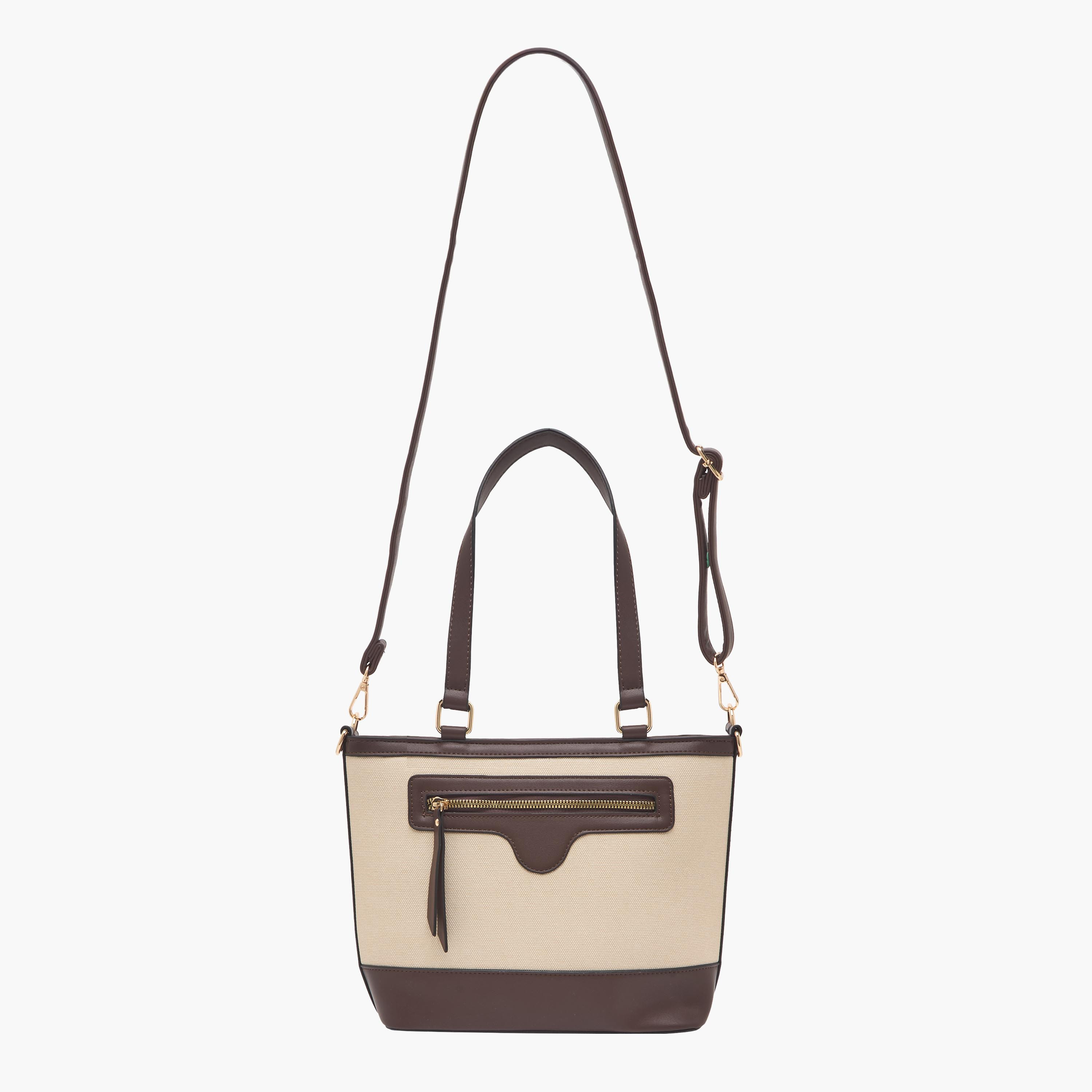 Sasha Textured Tote Bag with Detachable Strap-women-bagsandwallets-handbags-image-2