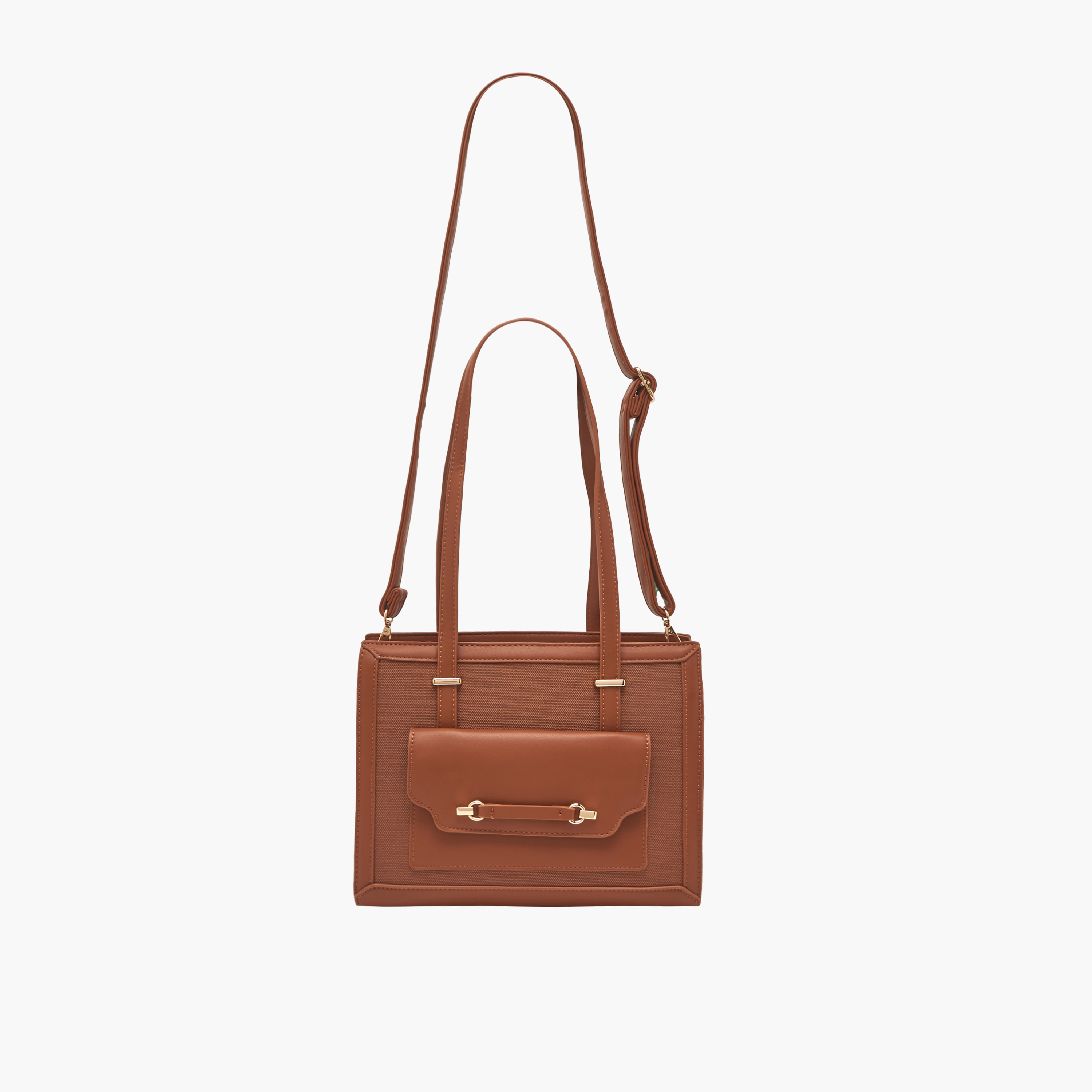 شنطة توت بارزة الملمس بحزام قابل للفصل من ساشا-women-bagsandwallets-handbags-image-2