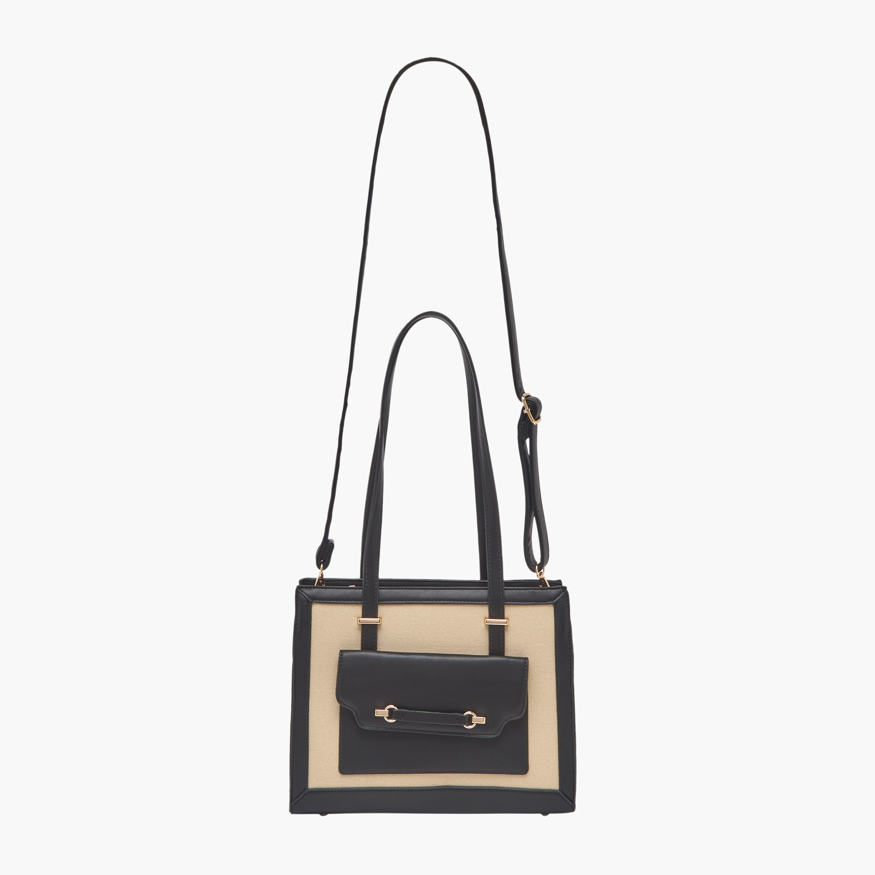 Sasha Textured Tote Bag with Detachable Strap-women-bagsandwallets-handbags-image-2