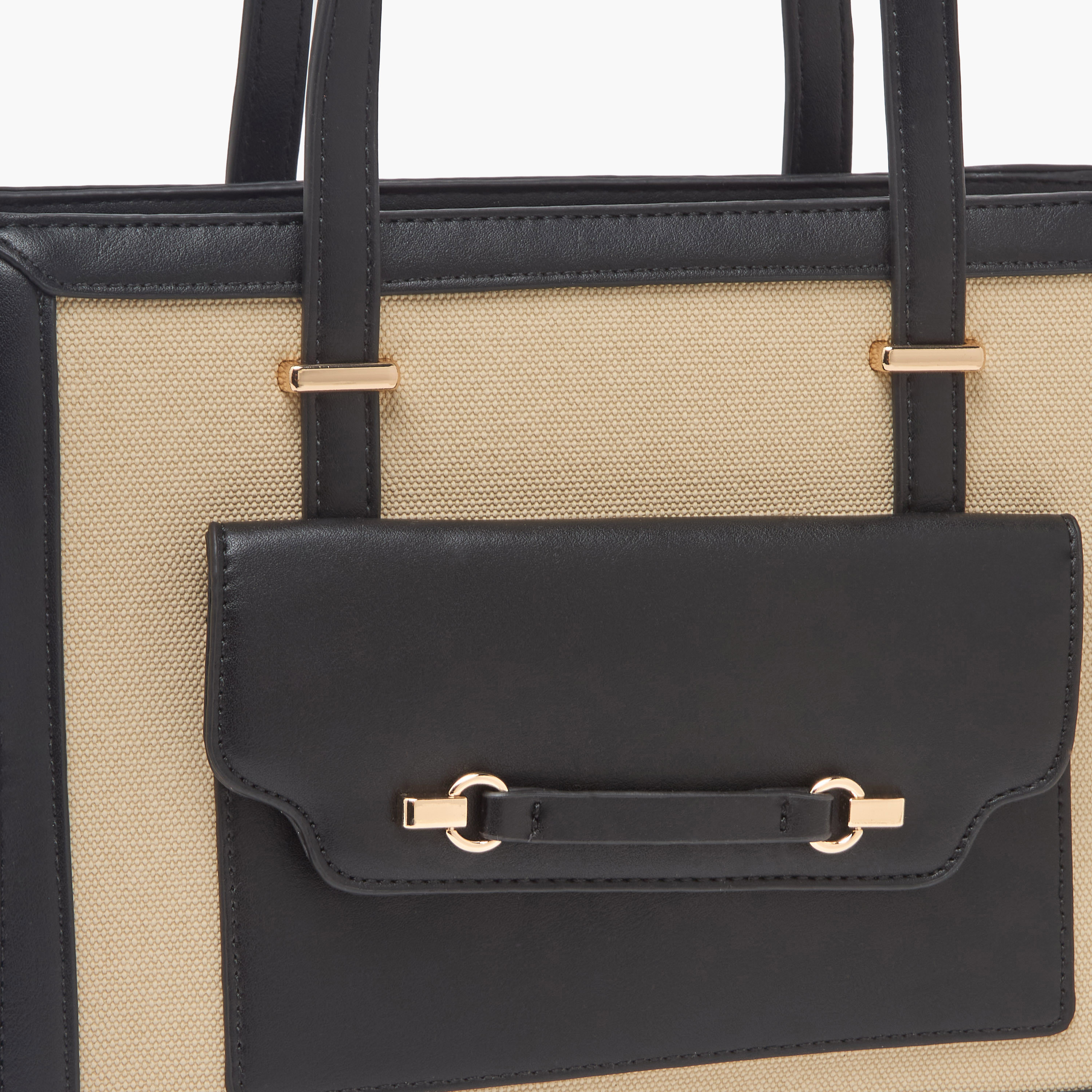 Sasha Textured Tote Bag with Detachable Strap-women-bagsandwallets-handbags-image-4