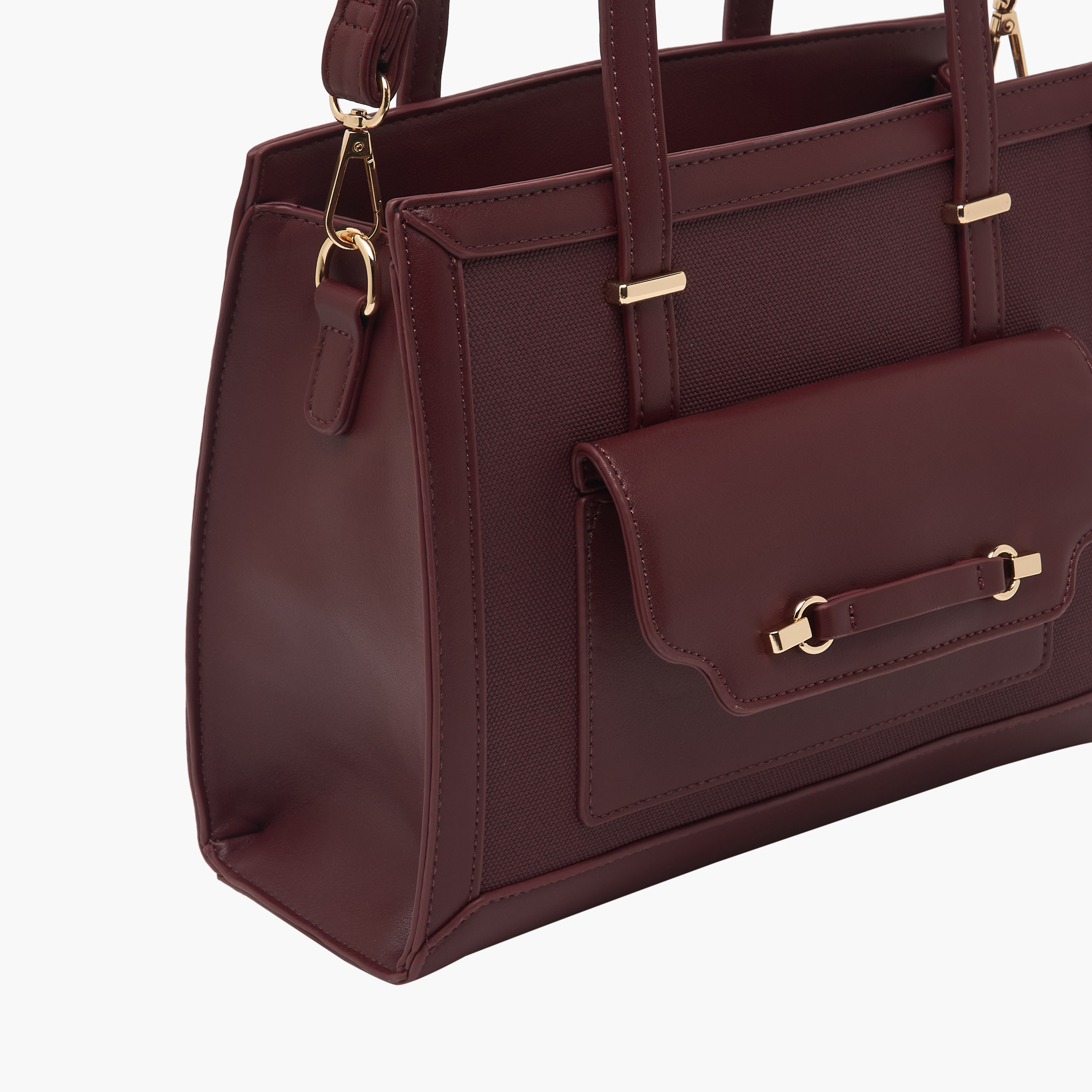 شنطة توت بارزة الملمس بحزام قابل للفصل من ساشا-women-bagsandwallets-handbags-image-4