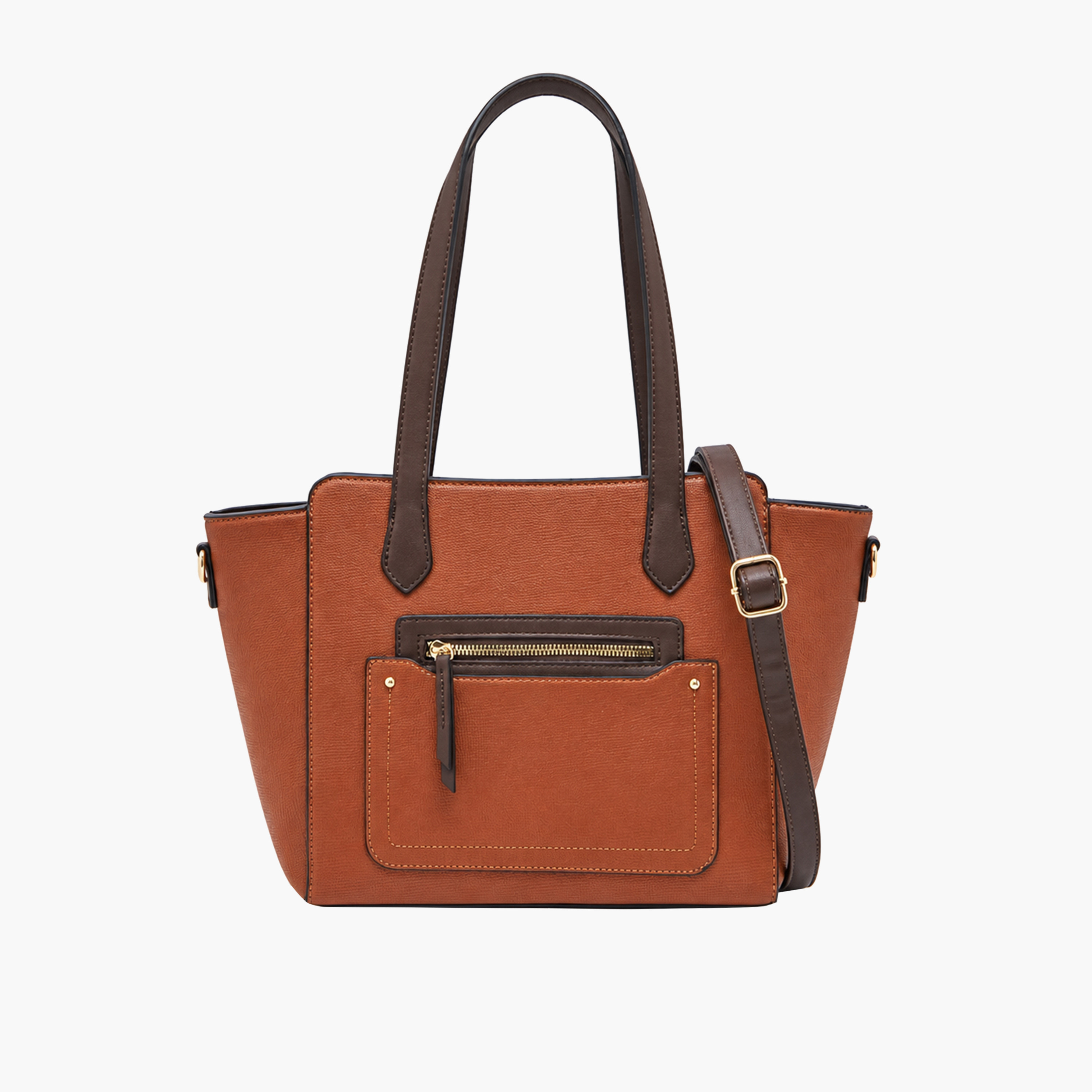 شنطة توتي بارزة الملمس بحزام قابل للفصل من ساشا-women-bagsandwallets-handbags-image-1