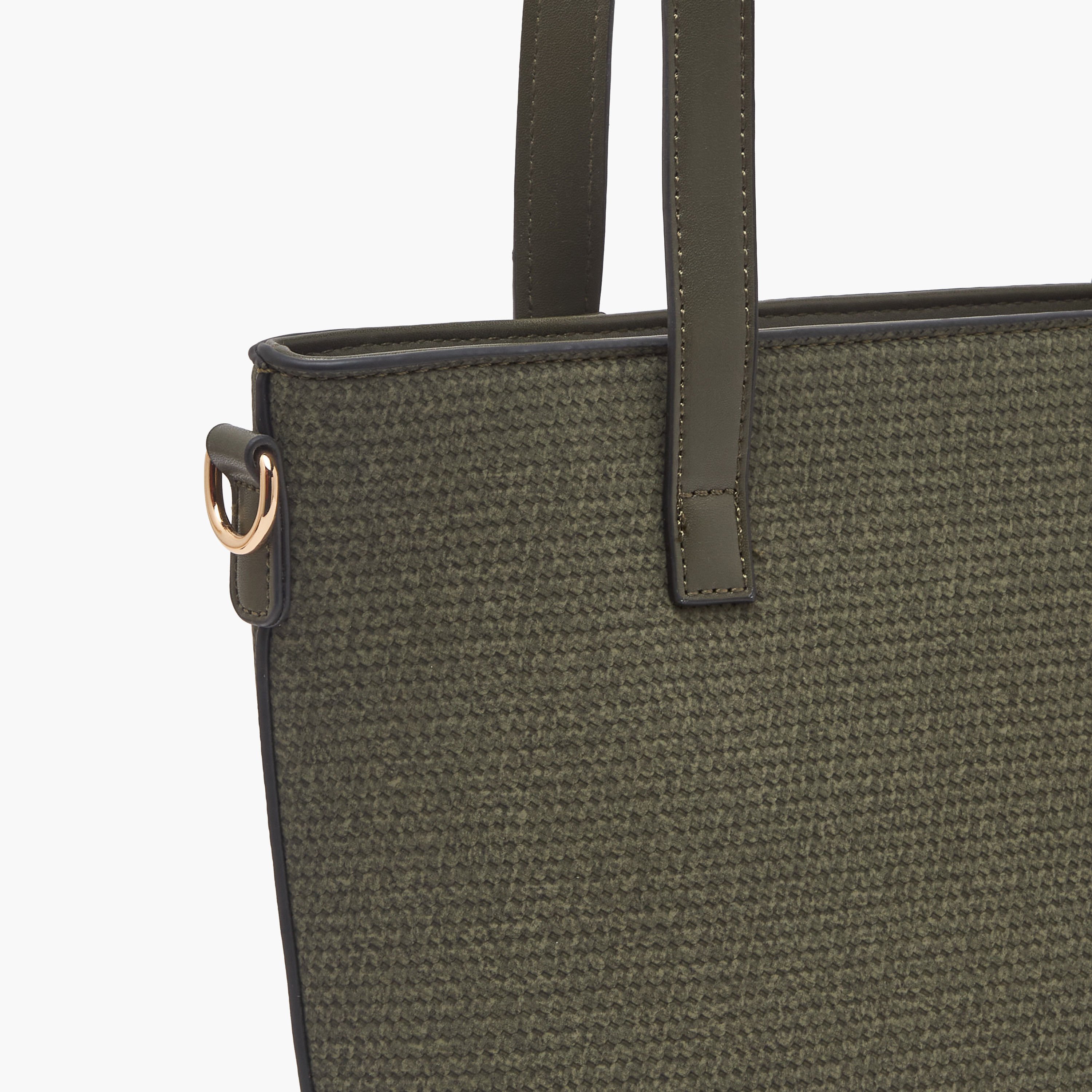 Sasha Textured Tote Bag with Double Handles-women-bagsandwallets-handbags-image-5