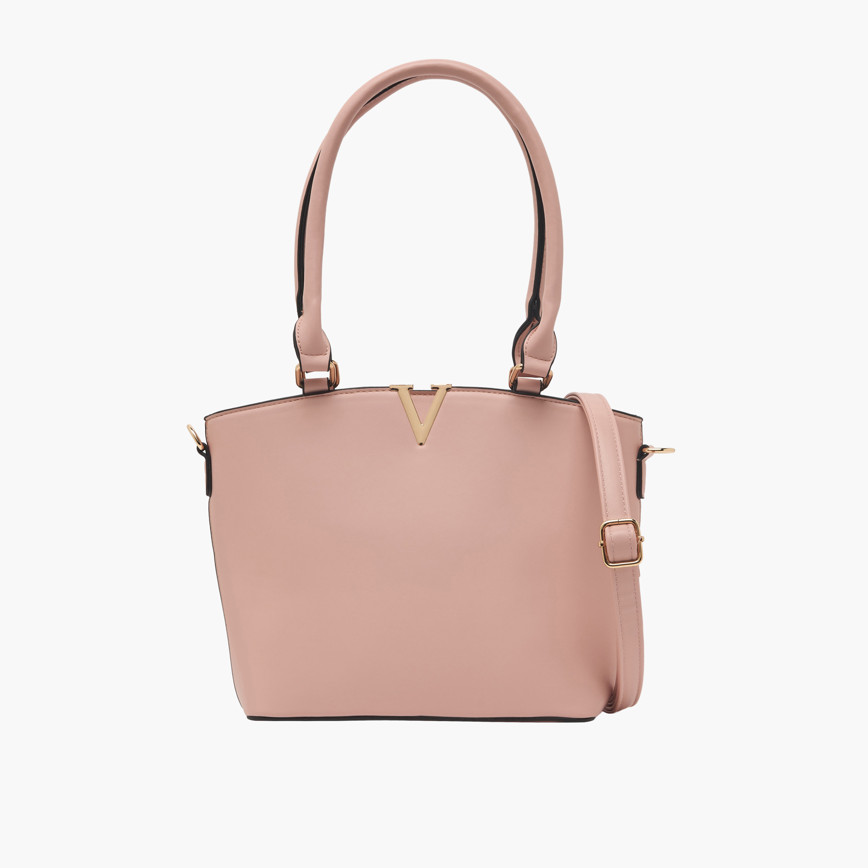 شنطة توت بزينة ميتاليك وحزام كتف من ساشا-women-bagsandwallets-handbags-image-1