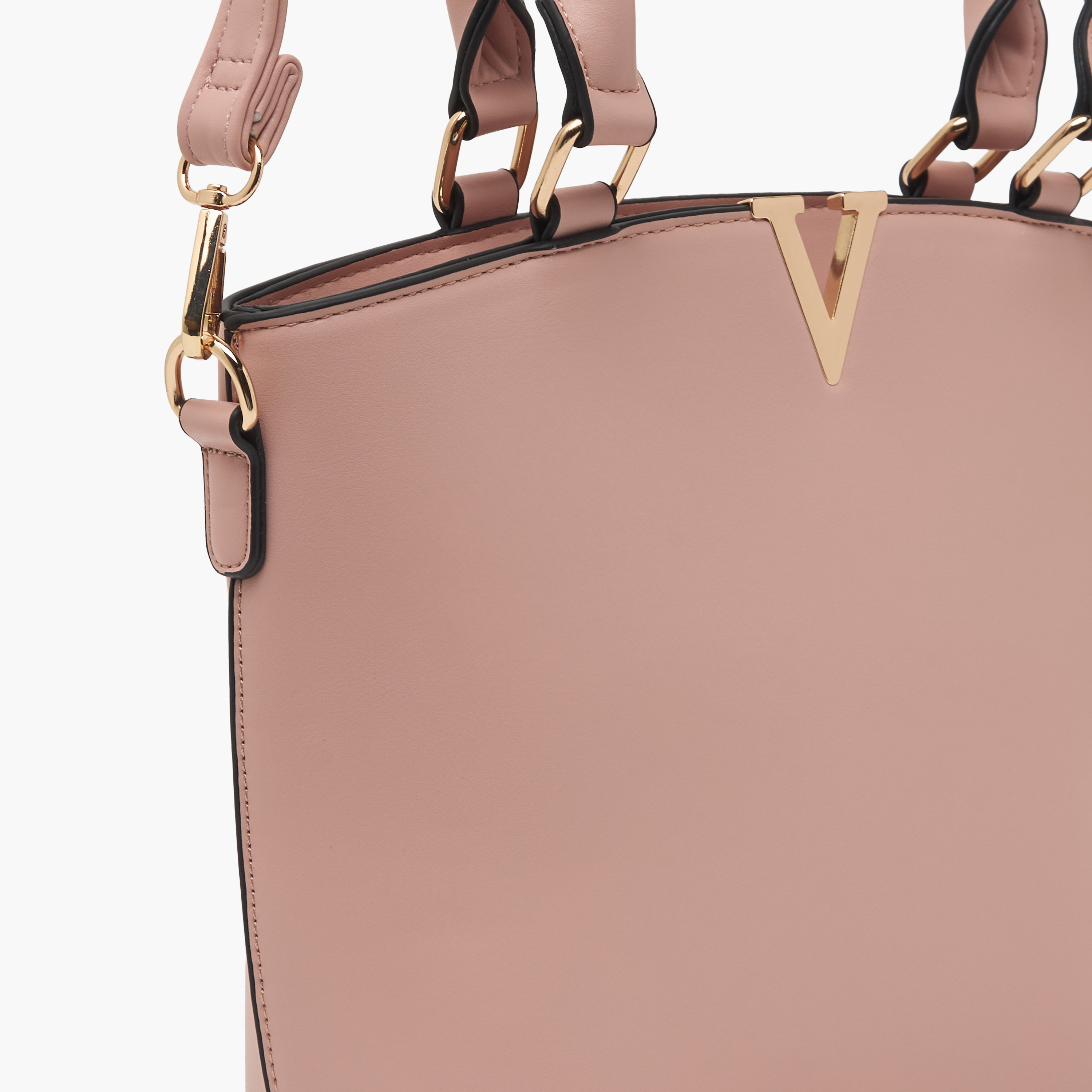 شنطة توت بزينة ميتاليك وحزام كتف من ساشا-women-bagsandwallets-handbags-image-4