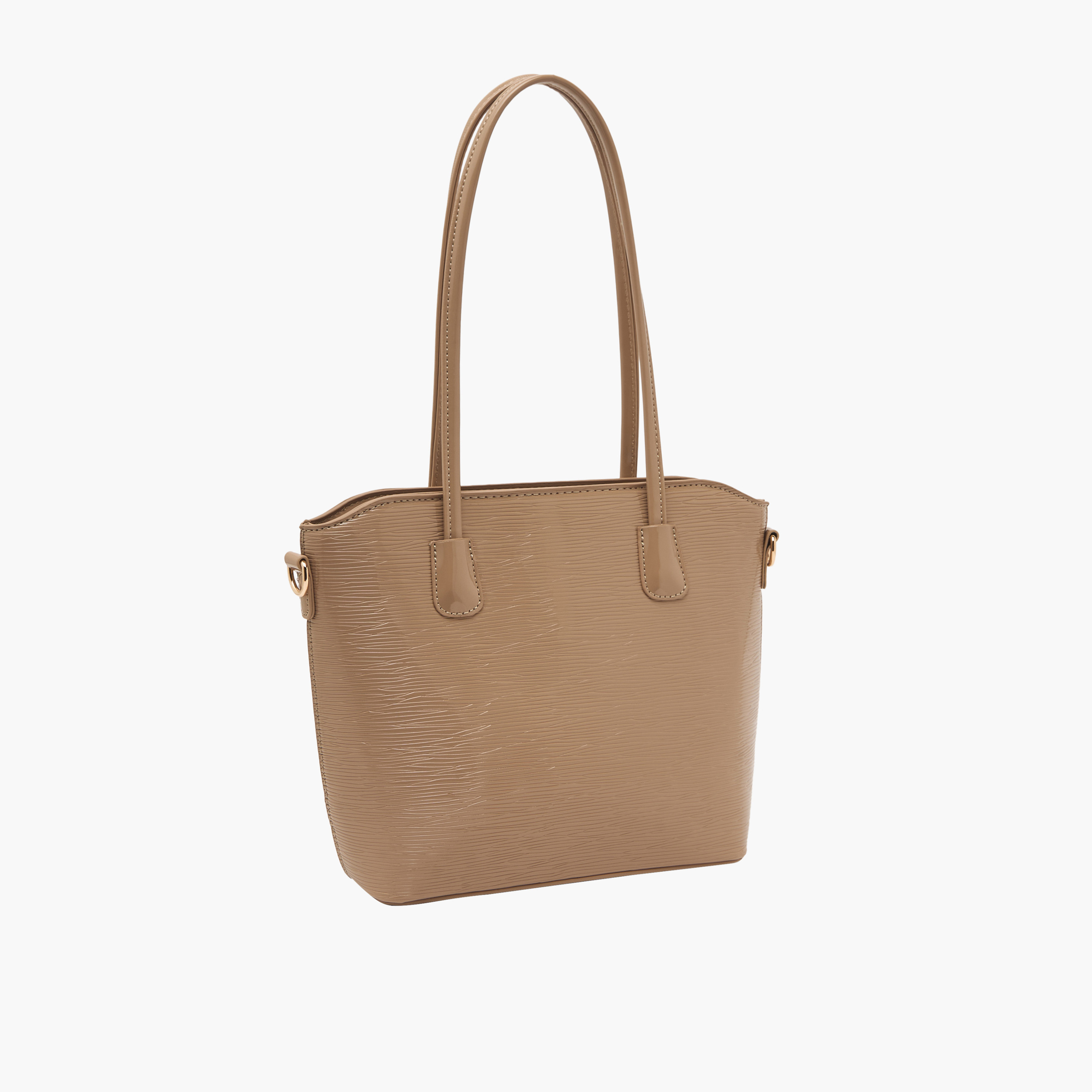 Sasha Textured Tote Bag with Detachable Strap-women-bagsandwallets-handbags-image-3