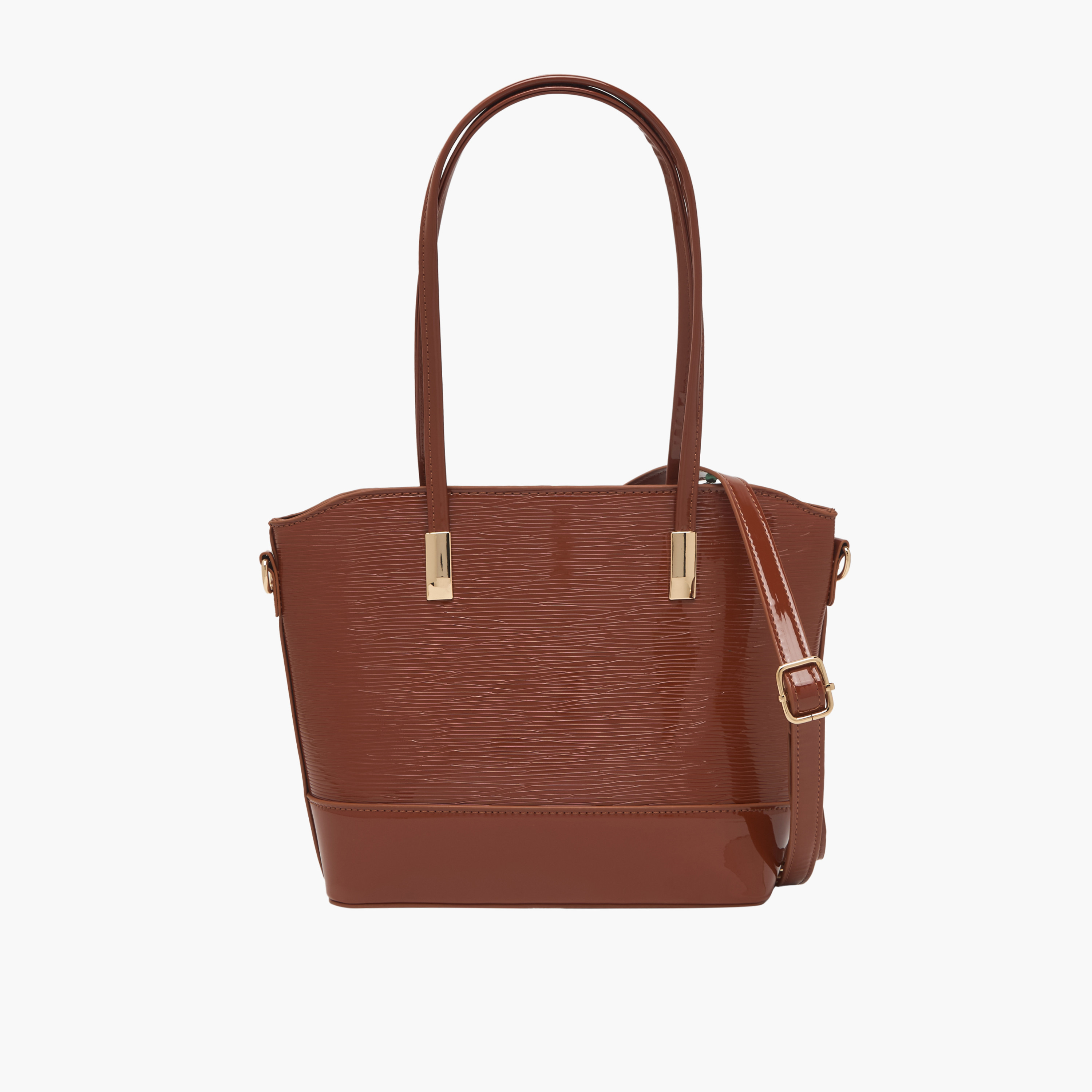 Sasha Textured Tote Bag with Detachable Strap-women-bagsandwallets-handbags-image-1