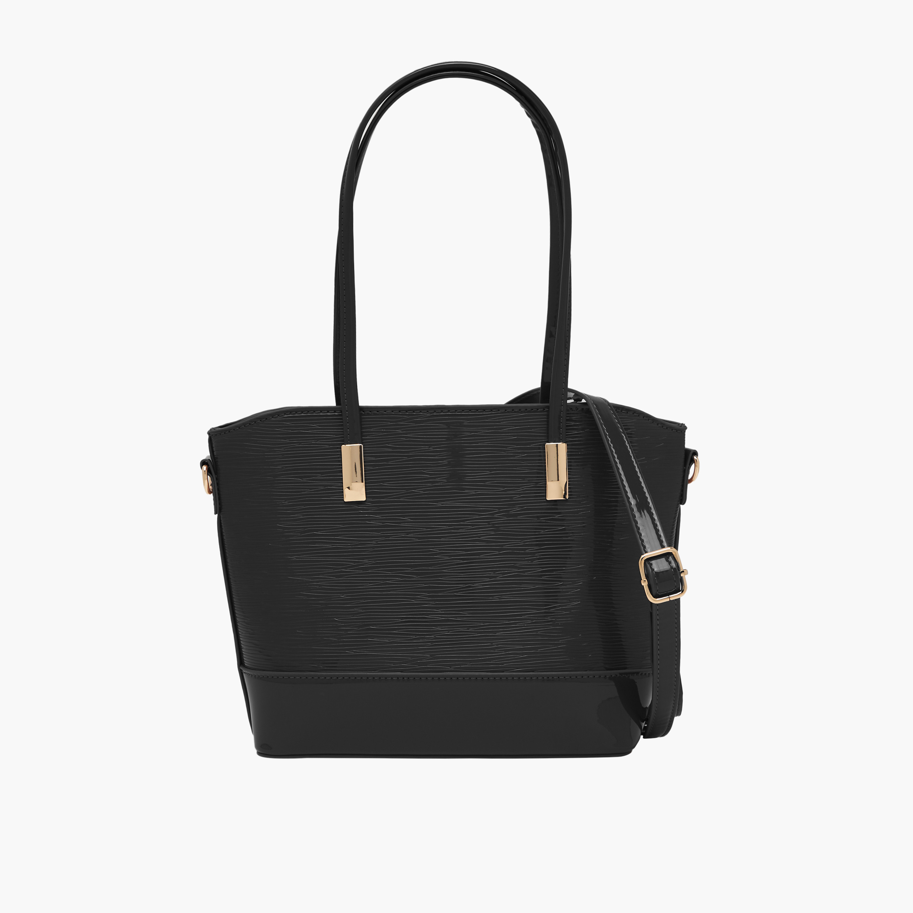 Sasha Textured Tote Bag with Detachable Strap-women-bagsandwallets-handbags-image-1