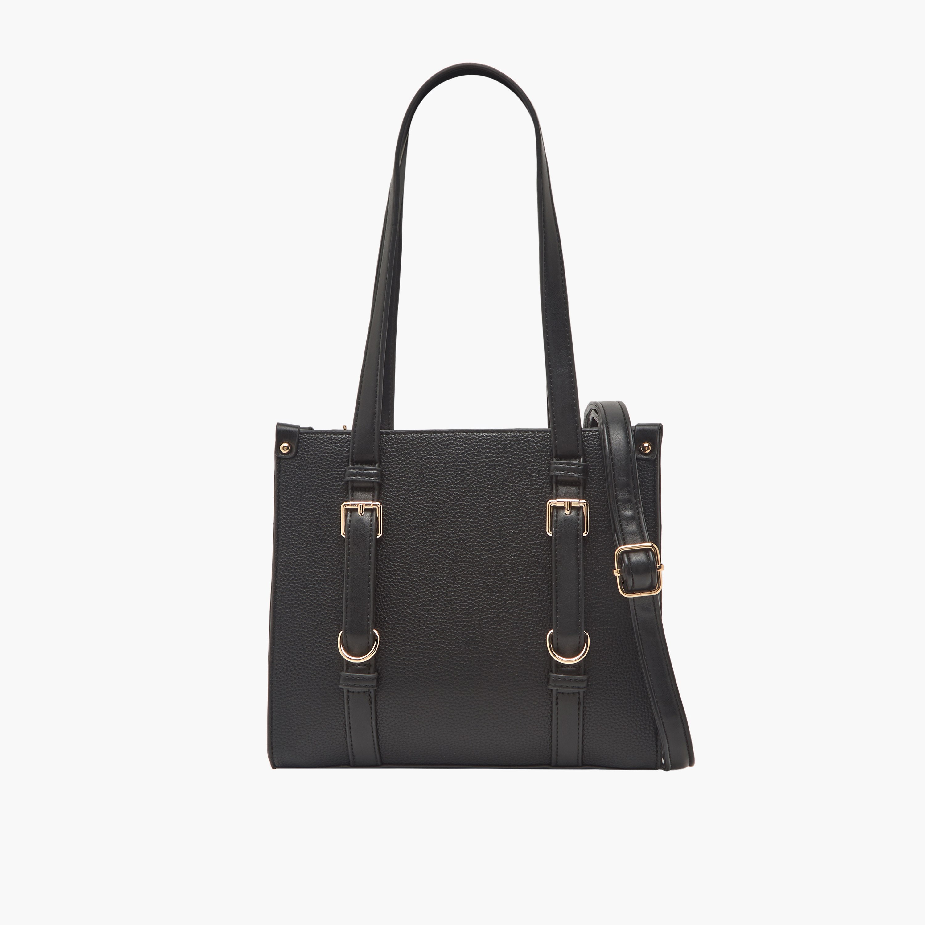 Sasha Textured Tote Bag with Detachable Strap-women-bagsandwallets-handbags-image-1