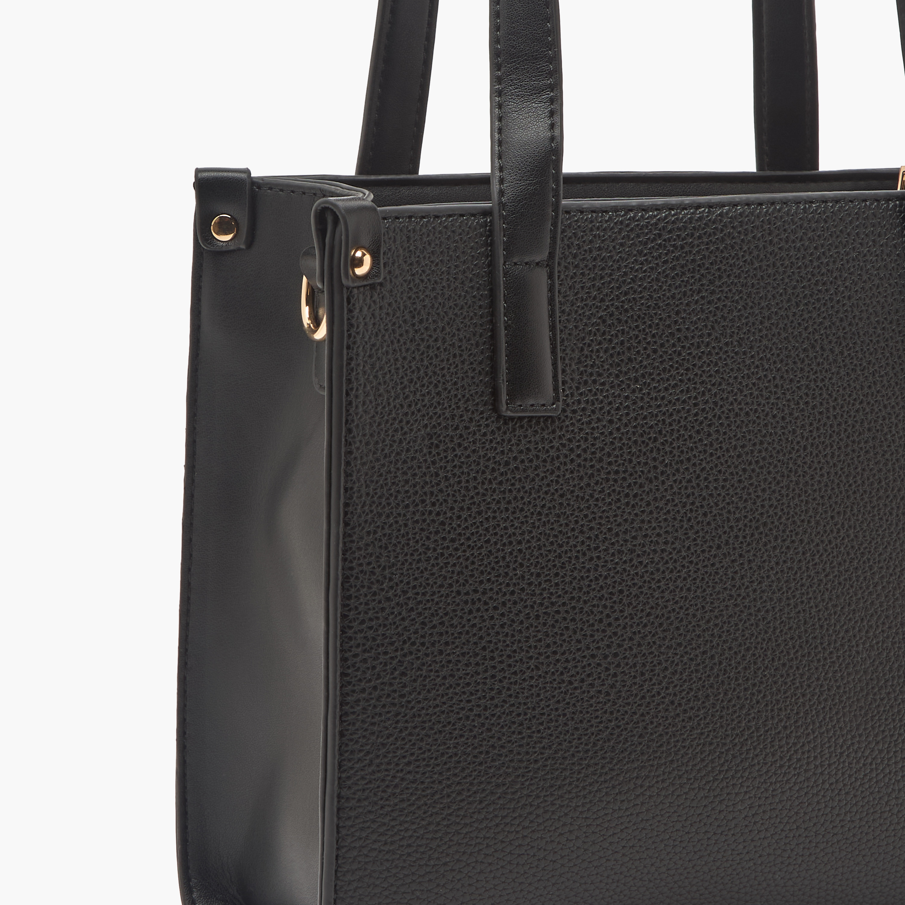 Sasha Textured Tote Bag with Detachable Strap-women-bagsandwallets-handbags-image-5