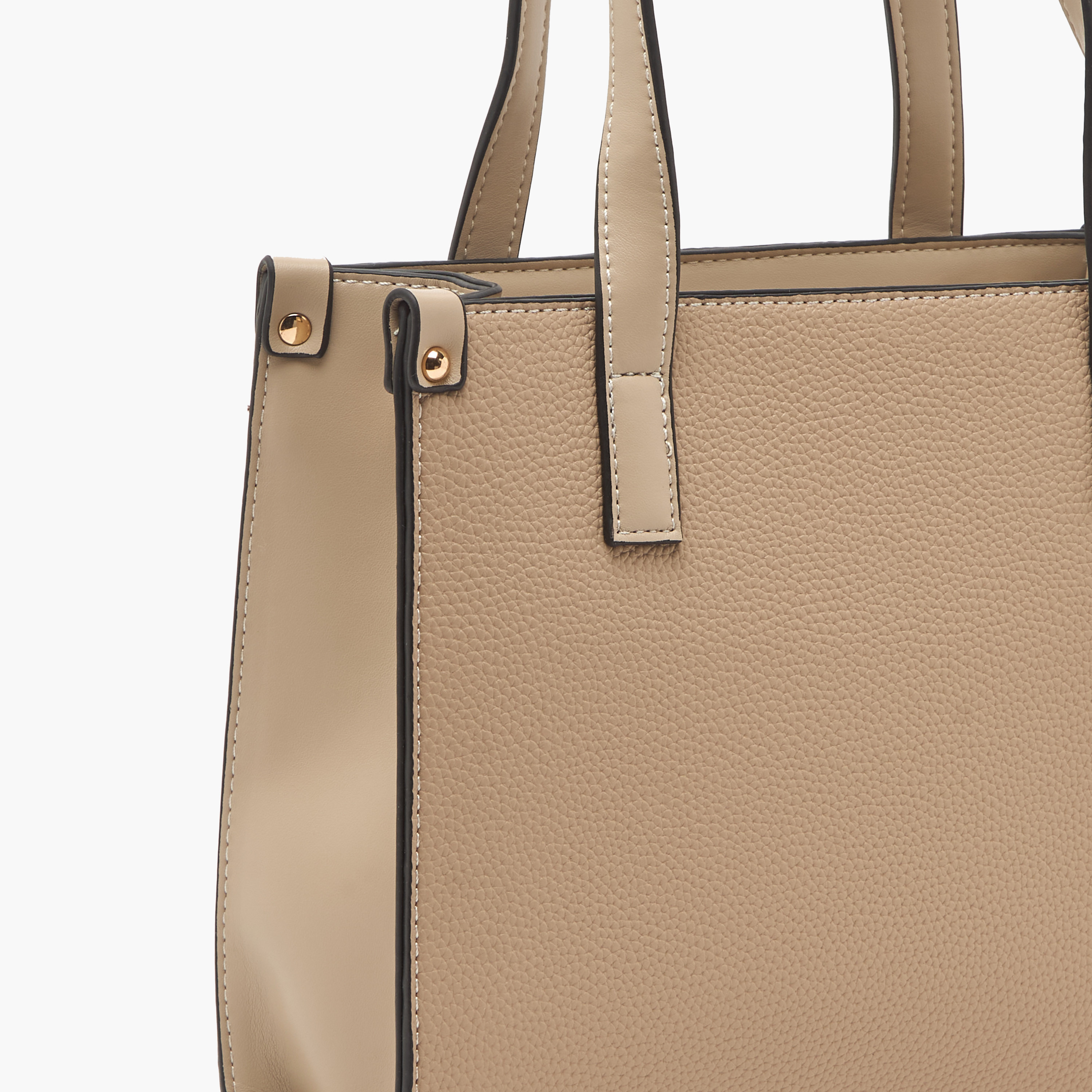 Sasha Textured Tote Bag with Detachable Strap-women-bagsandwallets-handbags-image-5