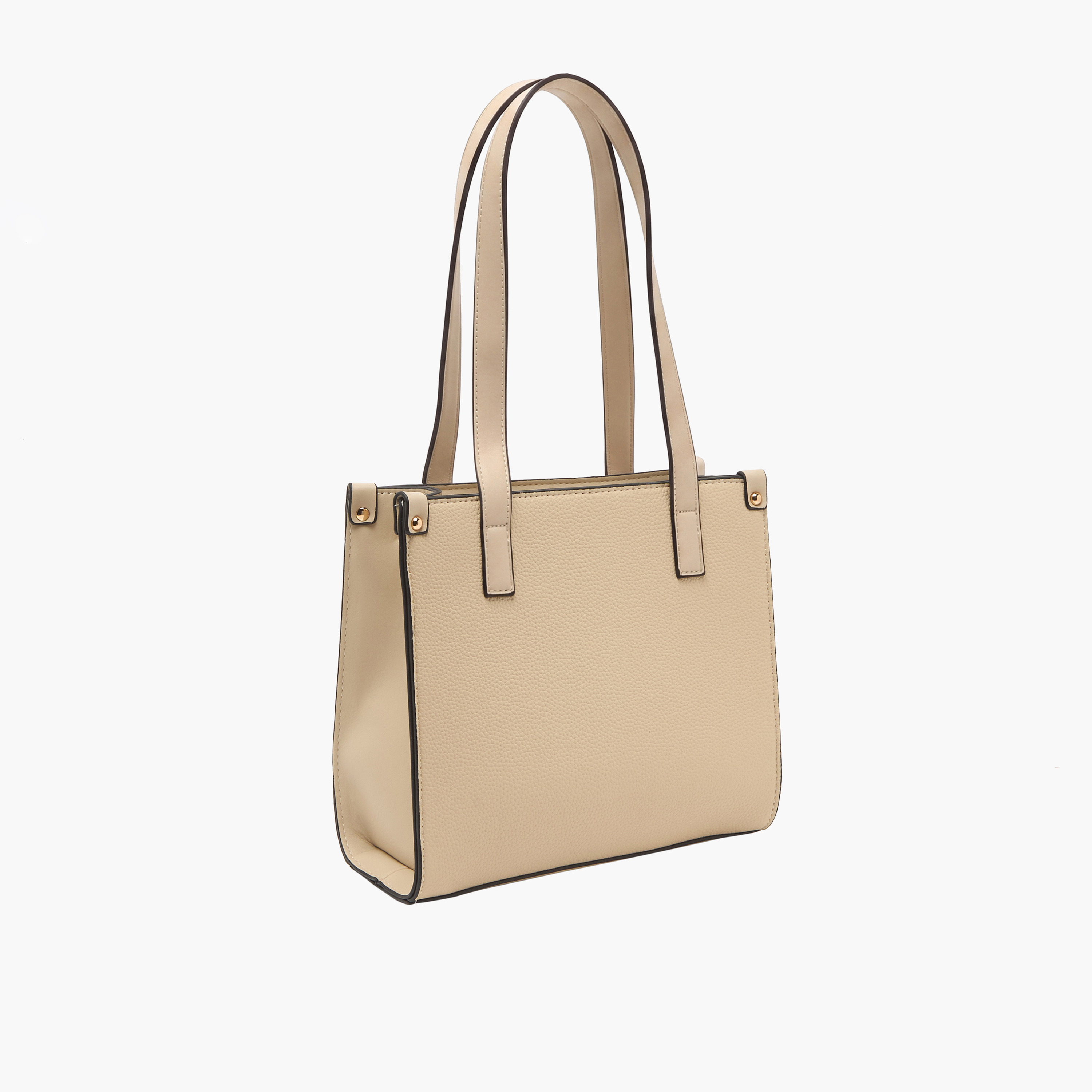 Sasha Textured Tote Bag with Detachable Strap-women-bagsandwallets-handbags-image-3