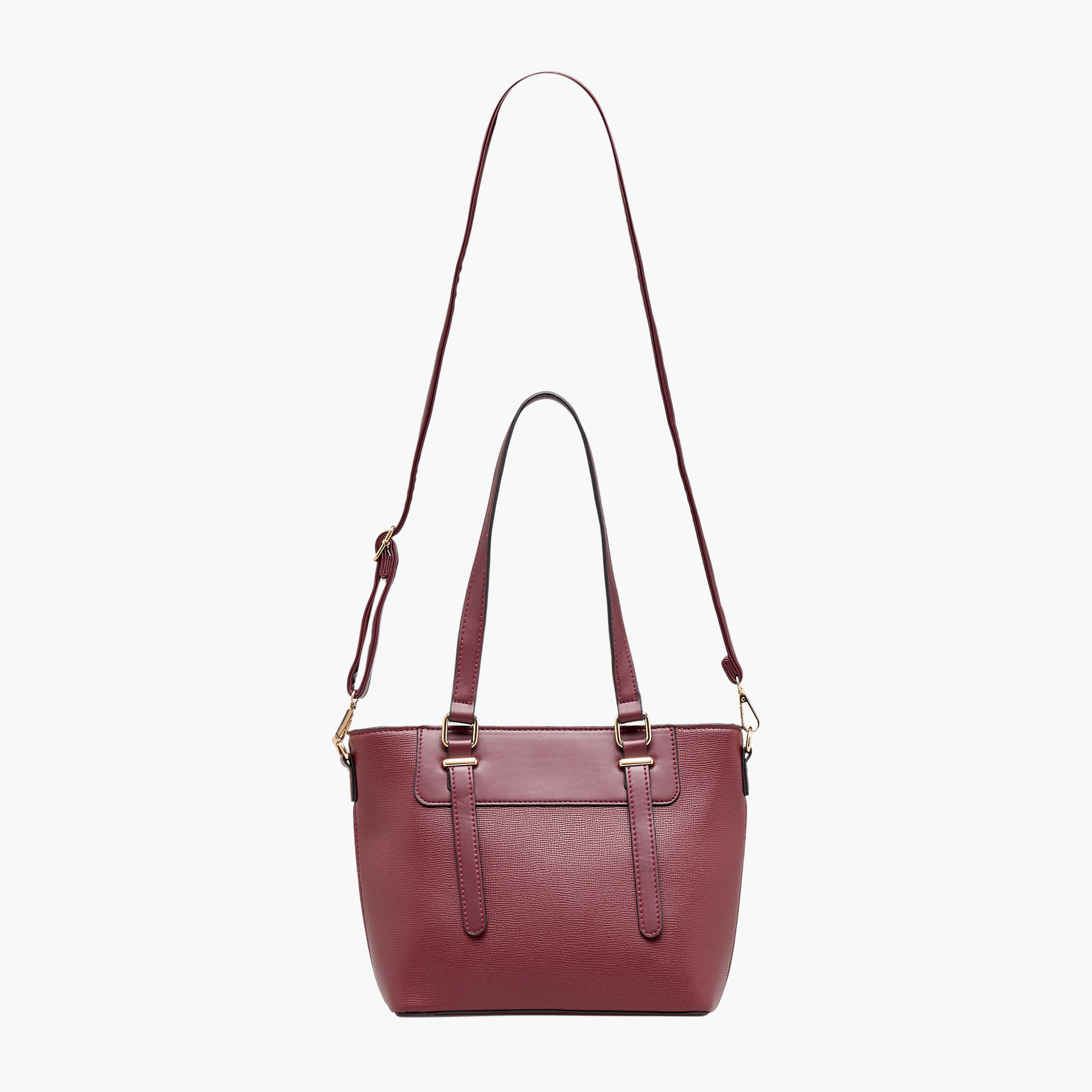 Sasha Textured Tote Bag with Detachable Strap-women-bagsandwallets-handbags-image-3