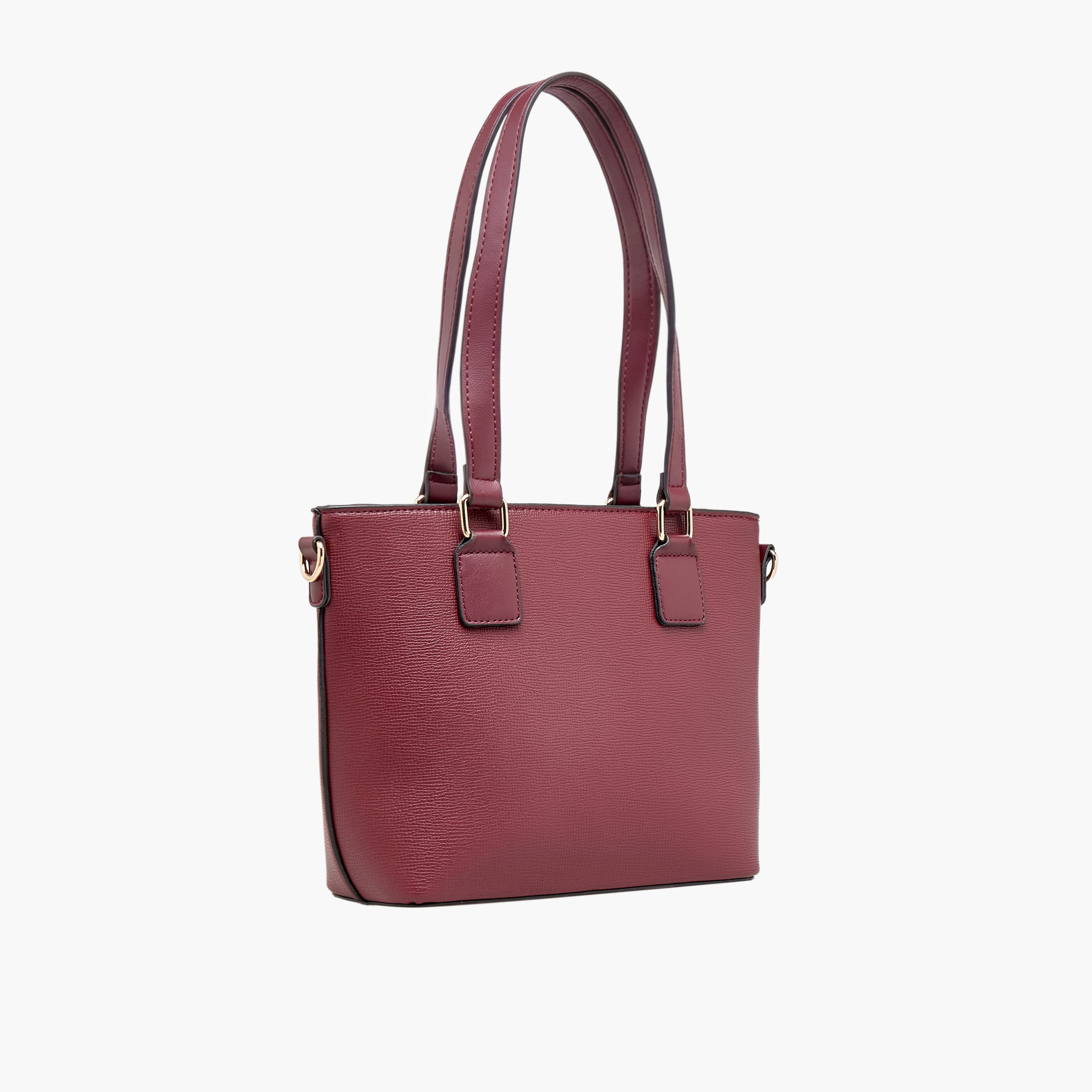 Sasha Textured Tote Bag with Detachable Strap-women-bagsandwallets-handbags-image-4