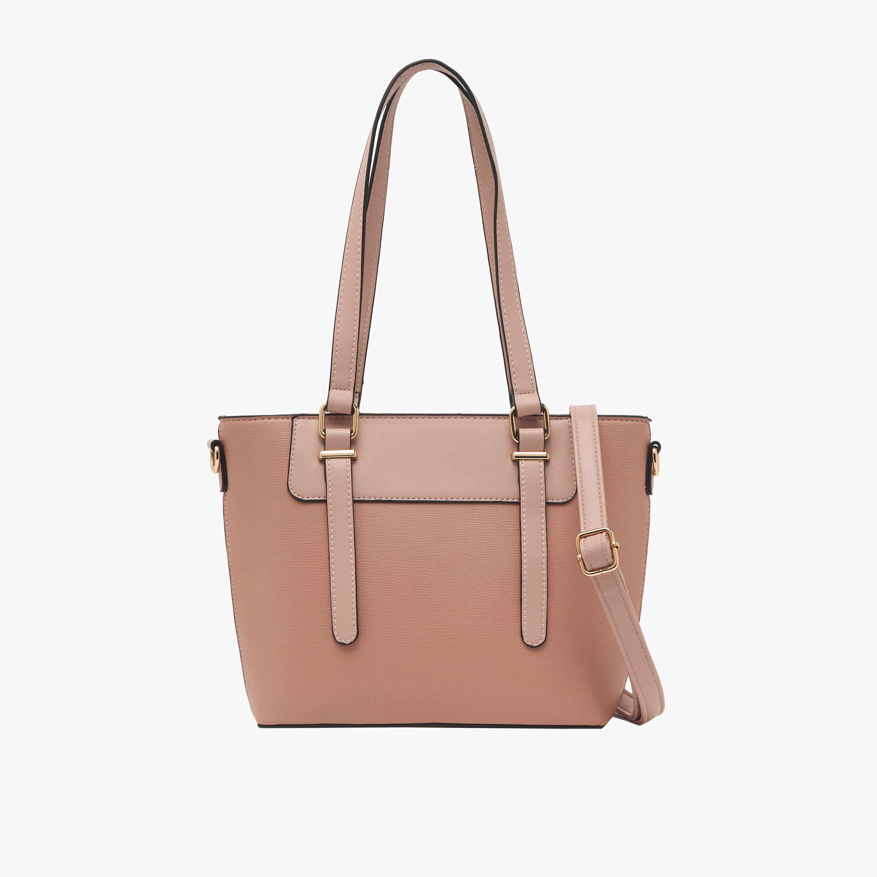شنطة توت بارزة الملمس بحزام قابل للفصل من ساشا-women-bagsandwallets-handbags-image-1
