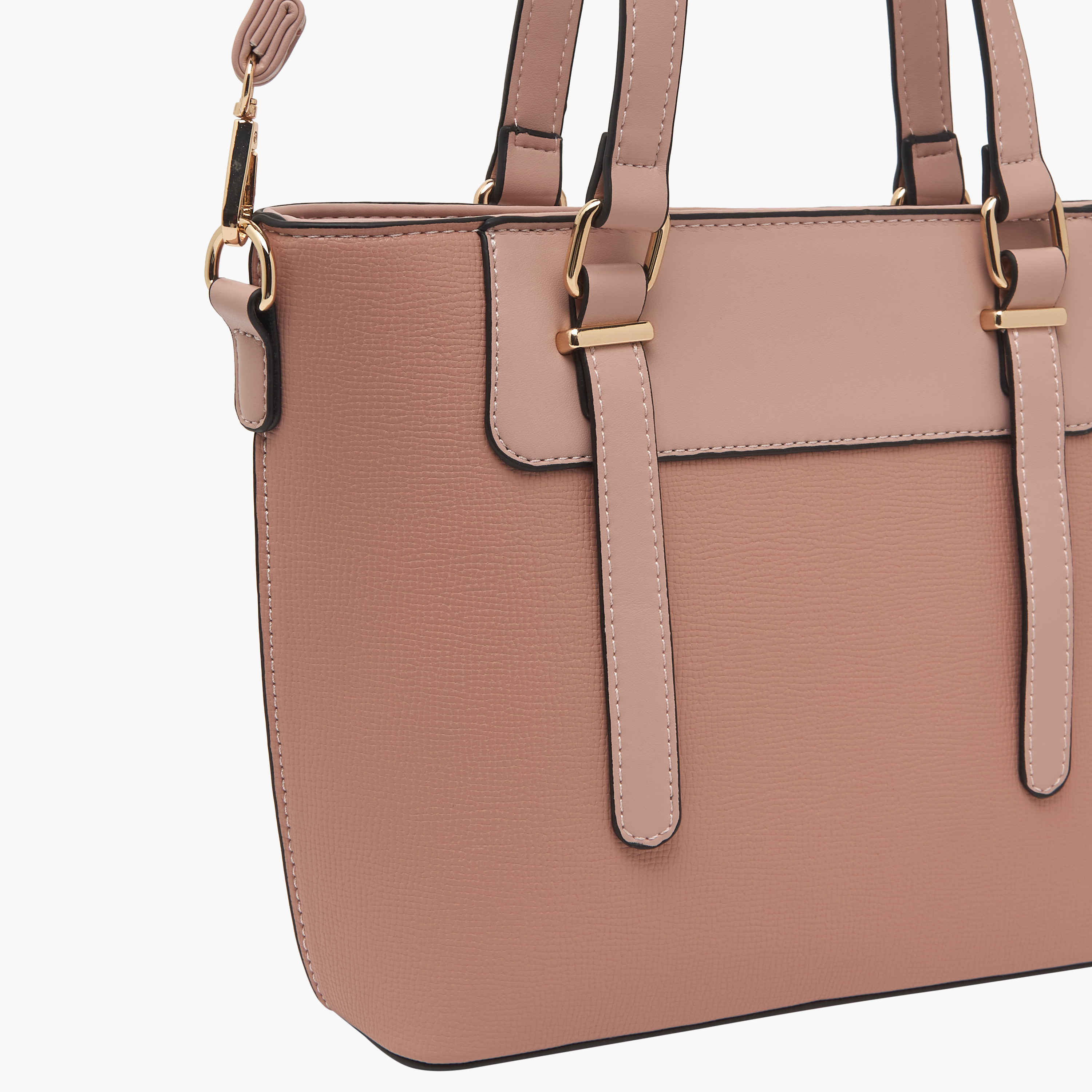 شنطة توت بارزة الملمس بحزام قابل للفصل من ساشا-women-bagsandwallets-handbags-image-4