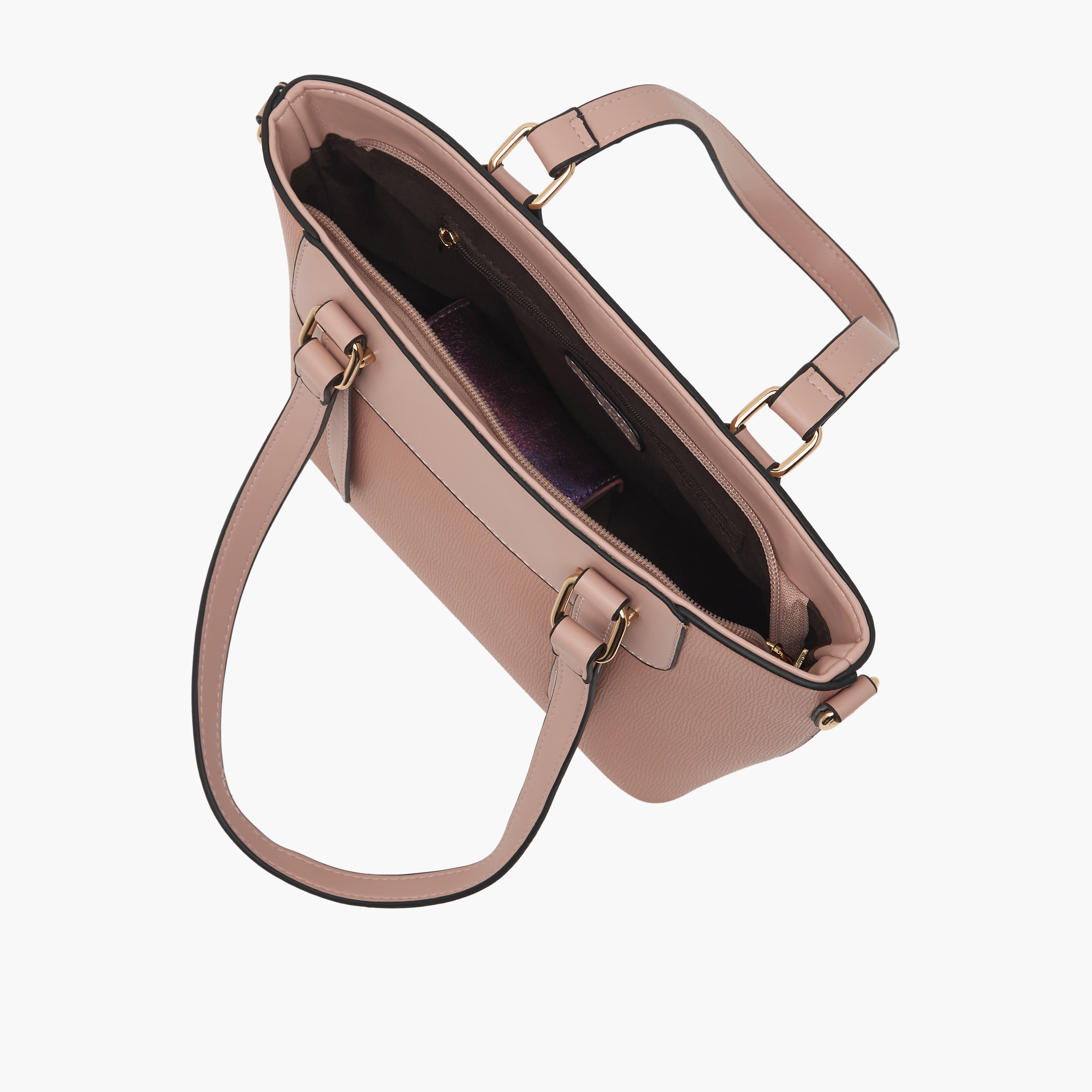 شنطة توت بارزة الملمس بحزام قابل للفصل من ساشا-women-bagsandwallets-handbags-image-7